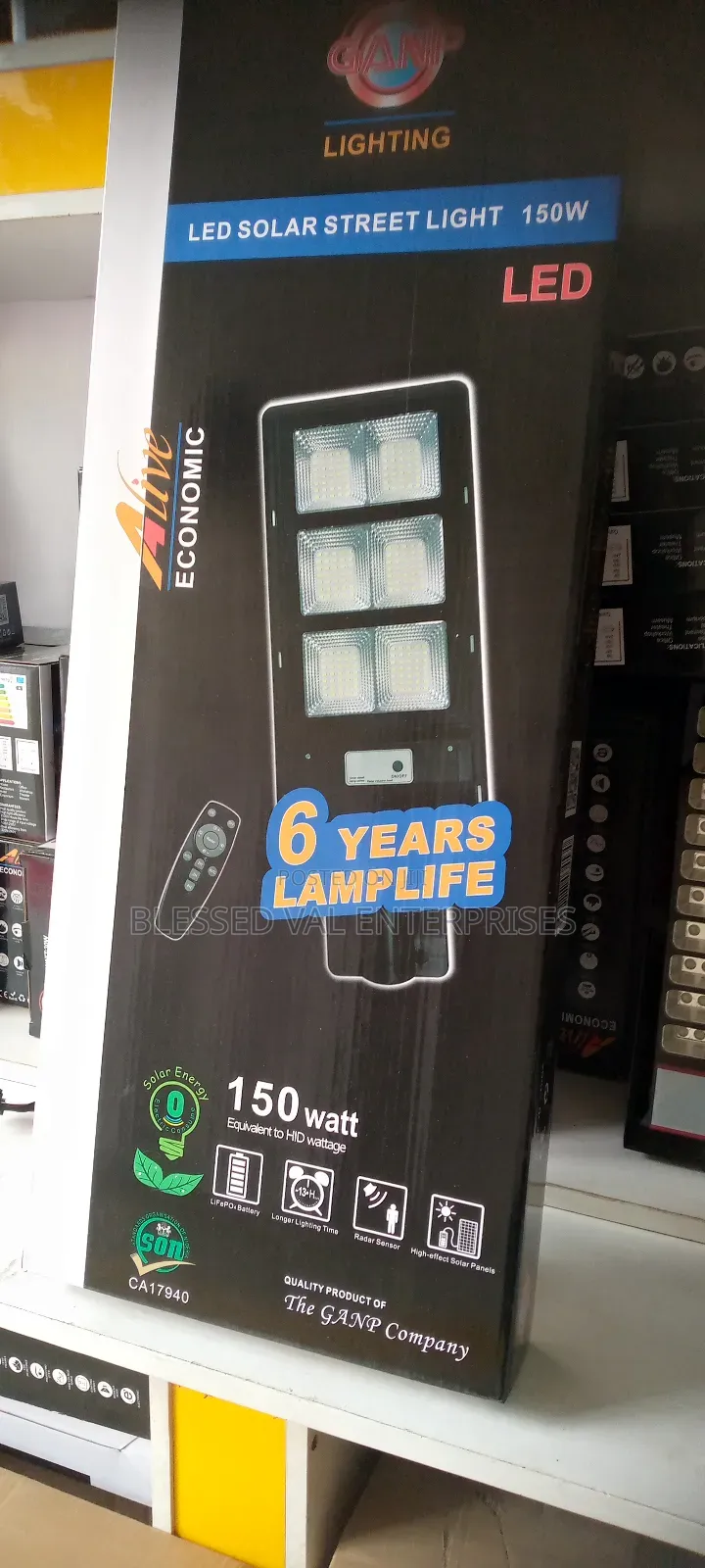 Ganp Solar Street Light LED 150W