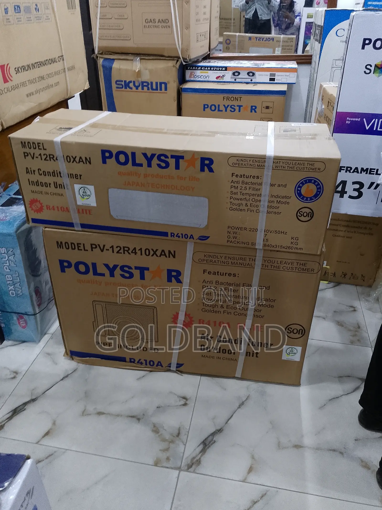 Polystar 1.5hp Non-Inverter Wall Mounted Spilt AC