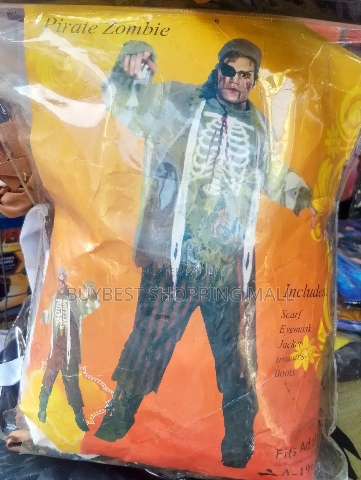 Pirate Zombie Adults Halloween Costume