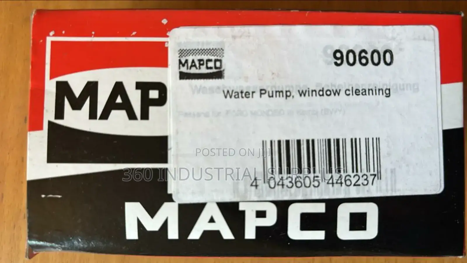 Genuine Mapco 90600 Water Pump ,Window Cleaning