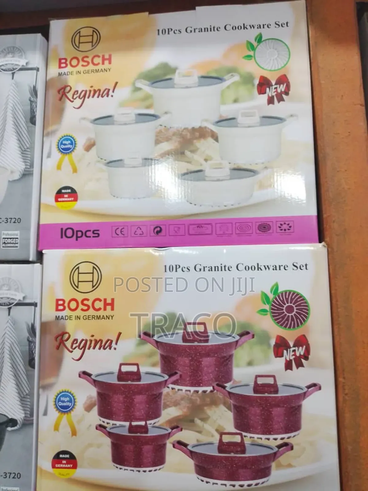 Heavy Granite Non Stick Coating Pot - 10 Pieces