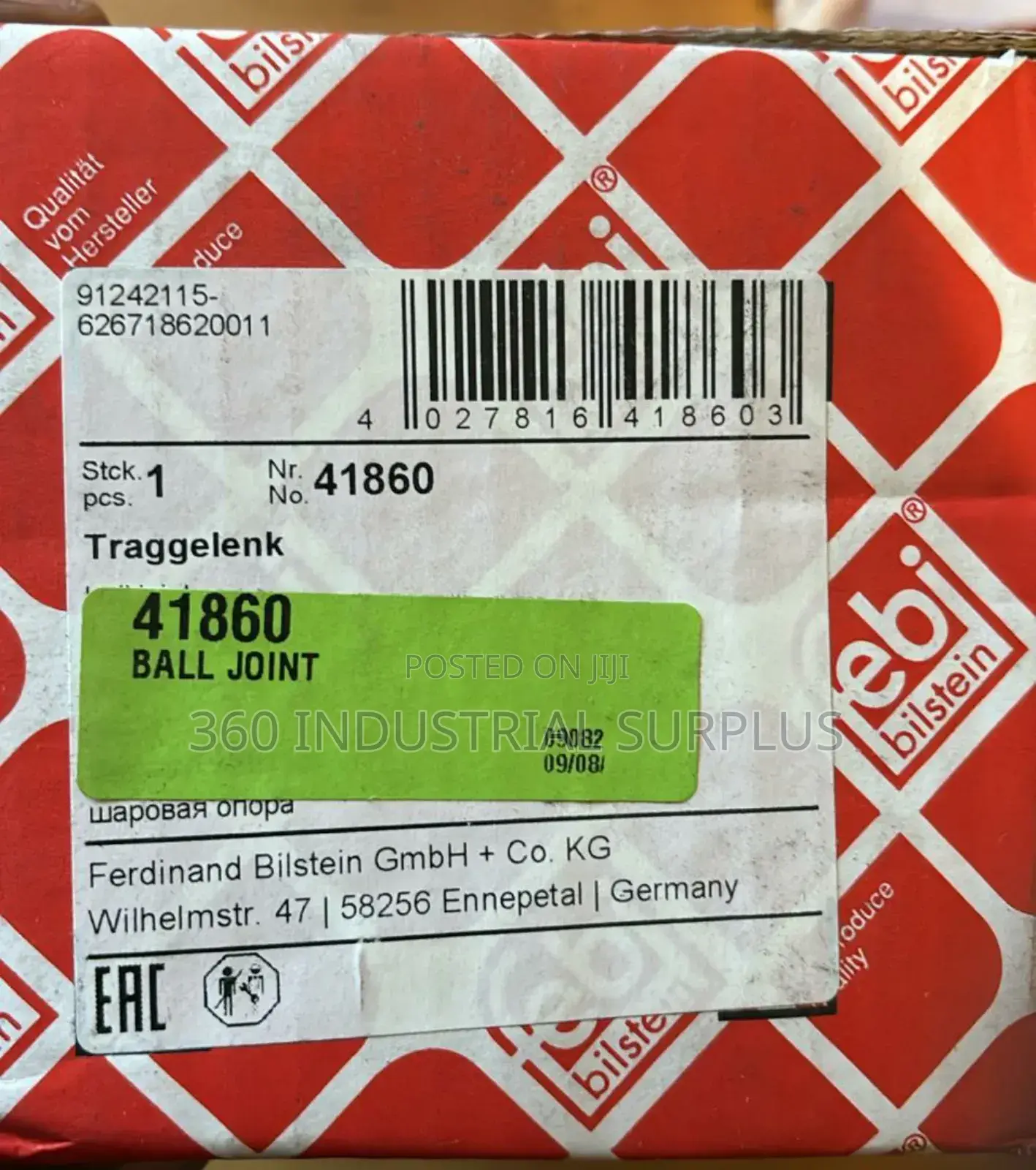 Genuine Febi Bilstein Ball Joint 41860