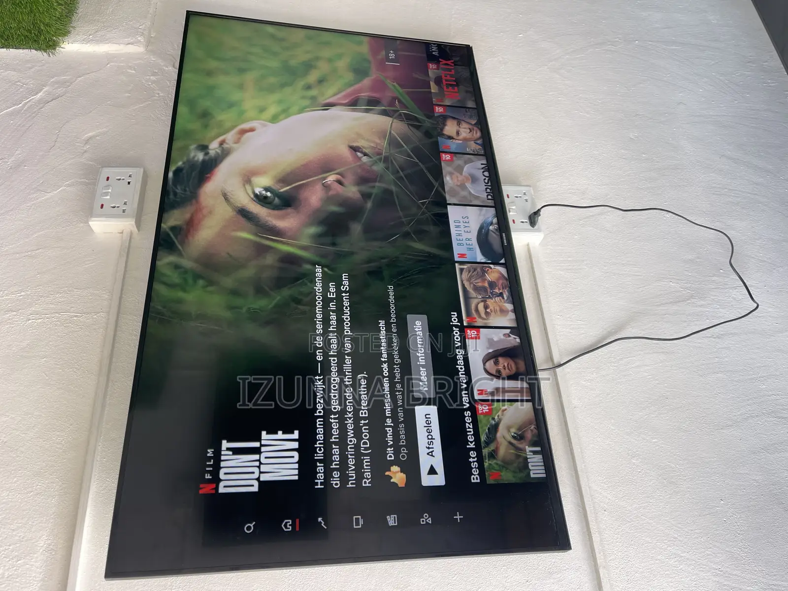 UK Neatly Used Samsung 55inc Smart With Free Netflix Account