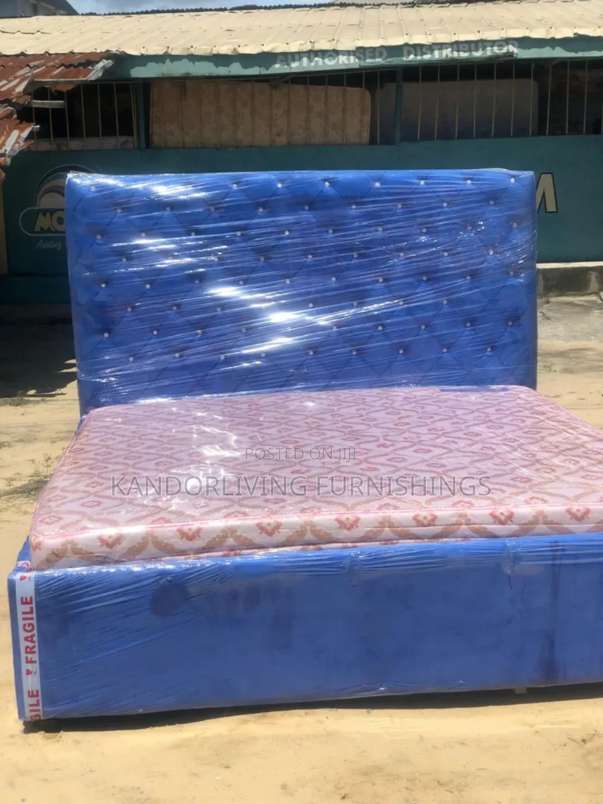 6 by 6 Family Size Bed Frame and Mattress