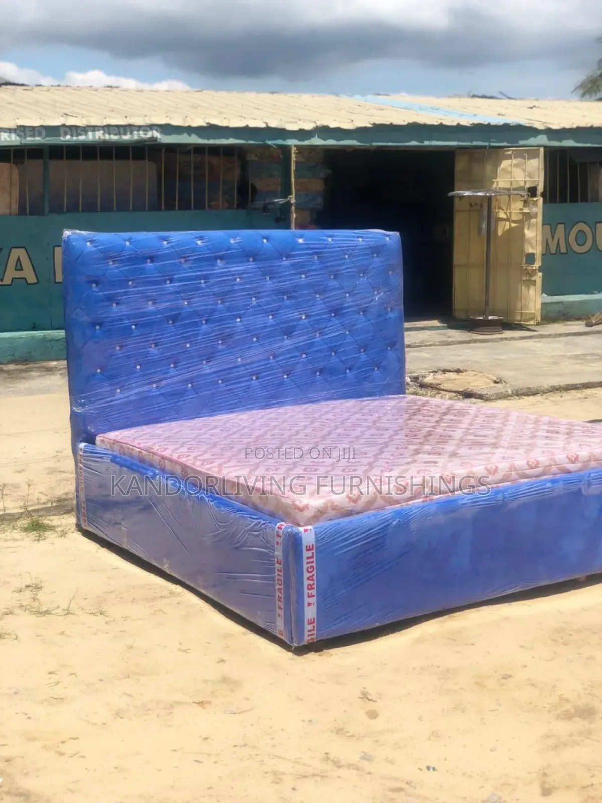 6 by 6 Family Size Bed Frame and Mattress