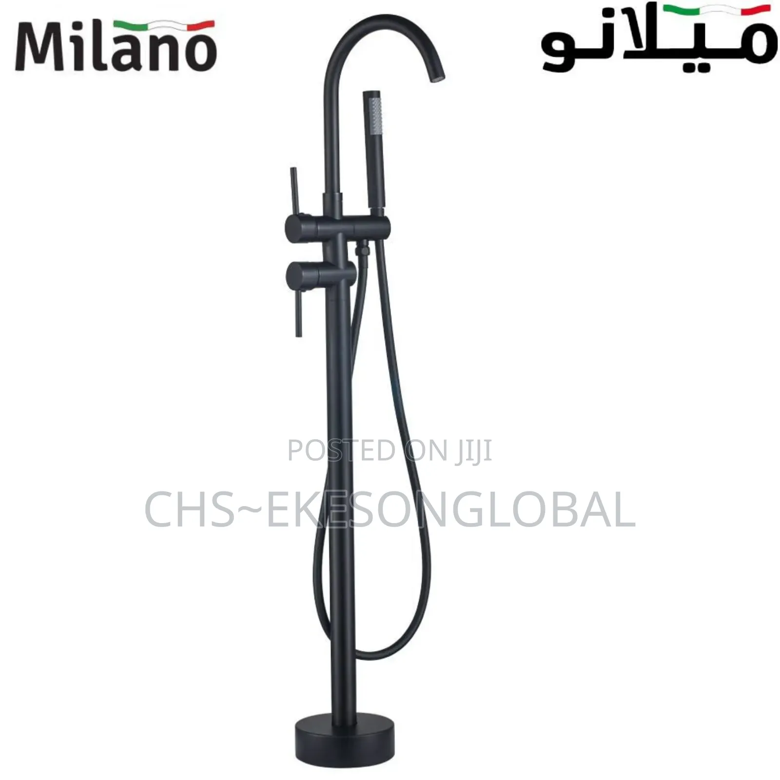 Luxury Freestanding Bathtub Mixer Black