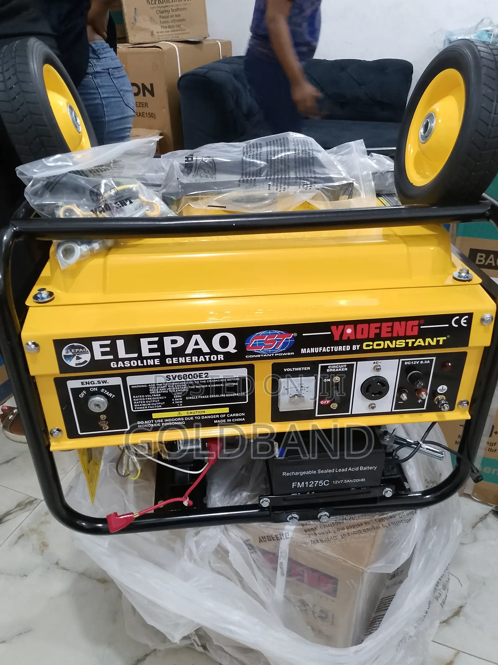 Elepaq Constant 4.5kva Less Noise House Generator Sv6800es