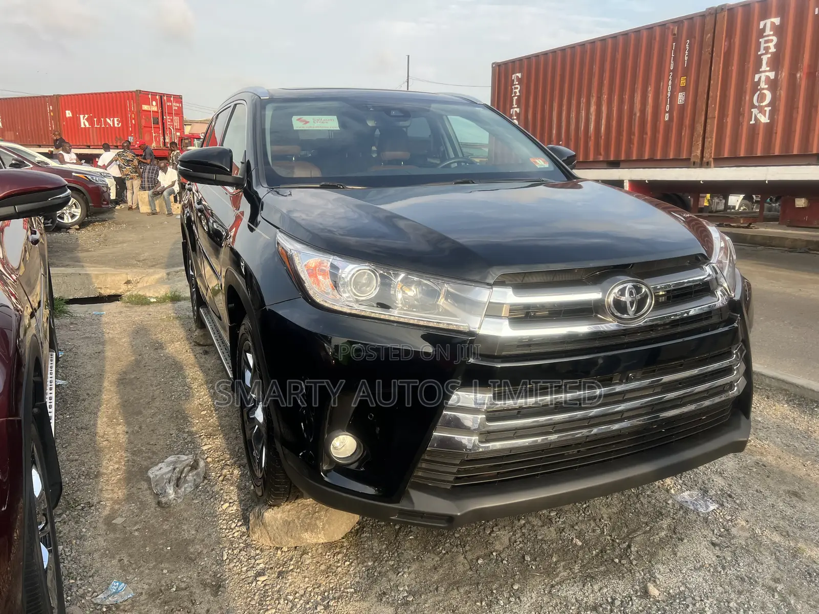 Toyota Highlander Limited 4x4 V6 (3.5L 6cyl 8A) 2017 Black