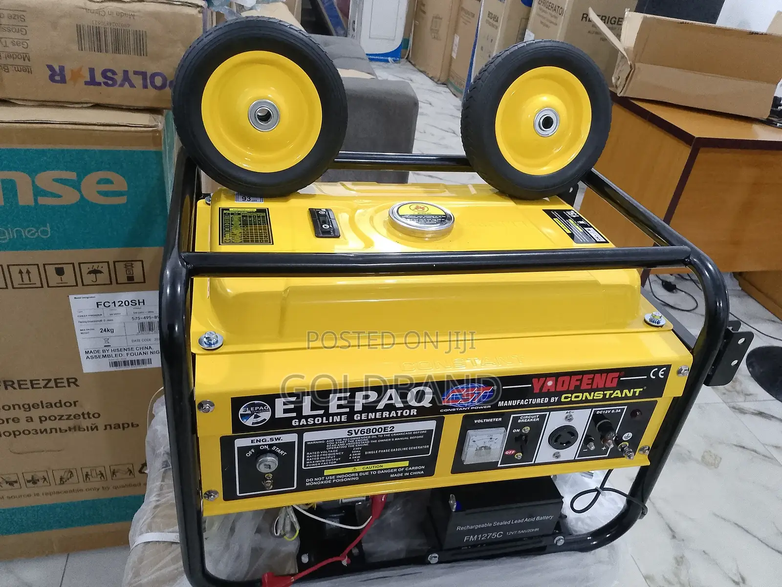 Elepaq Constant 4.5kva Long Lasting House Generator Sv6800es