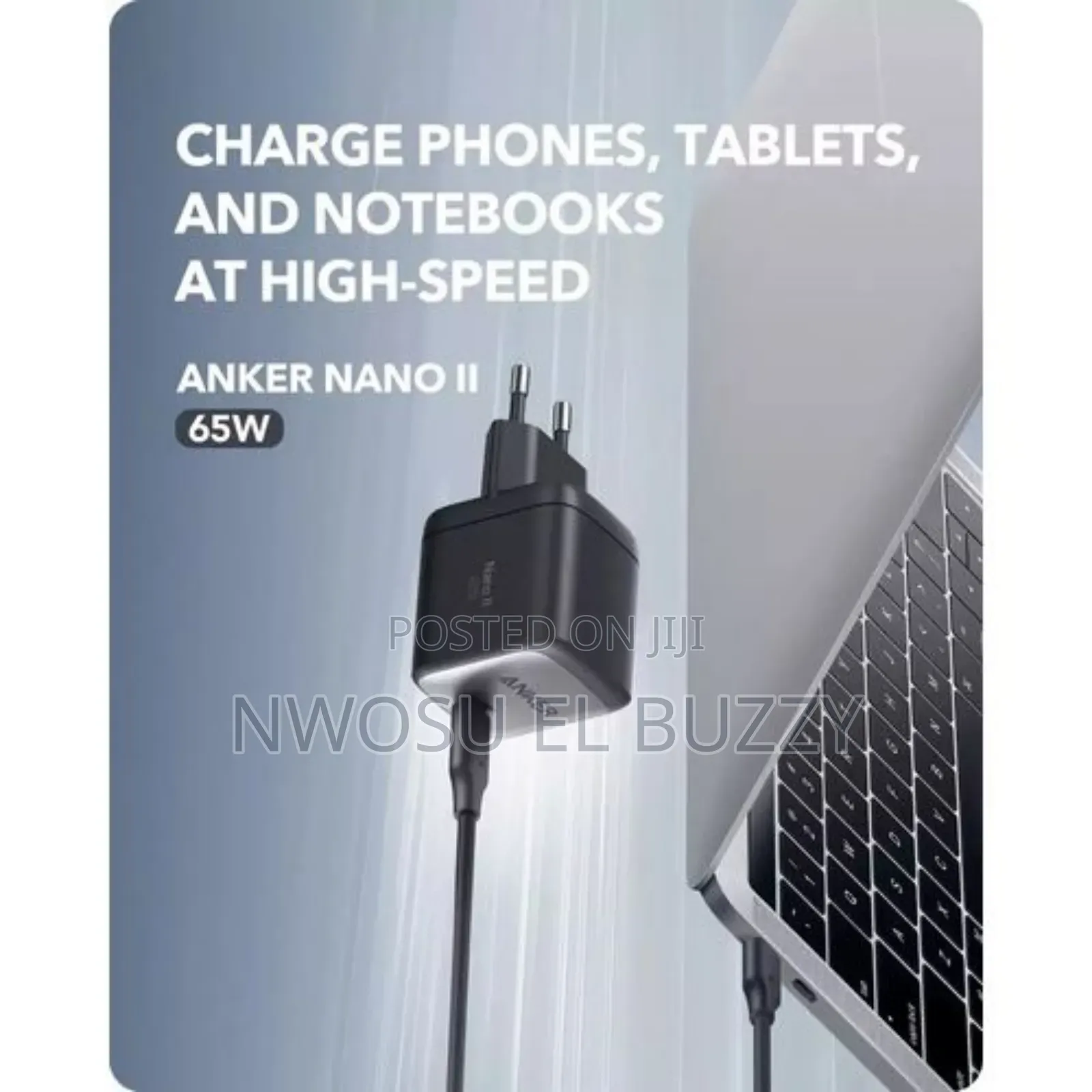 Anker Usb C (Nano Ii 65w) PPS Fast Charger Adapter,