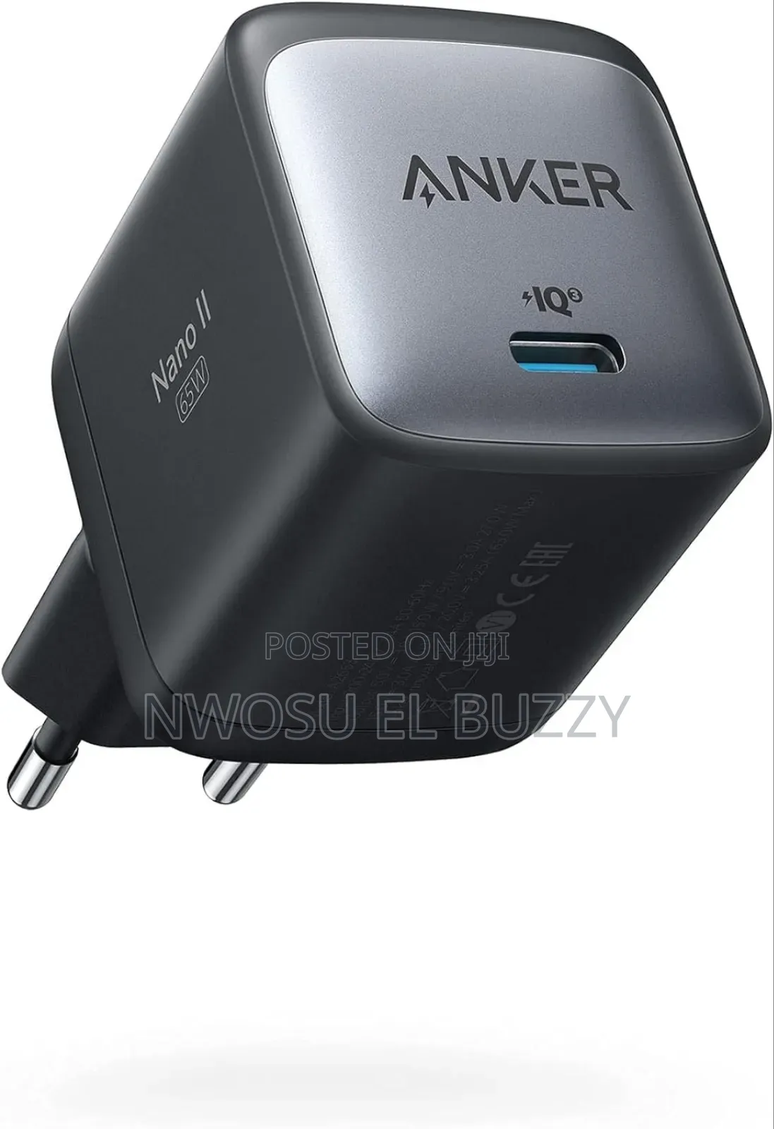 Anker Usb C (Nano Ii 65w) PPS Fast Charger Adapter,