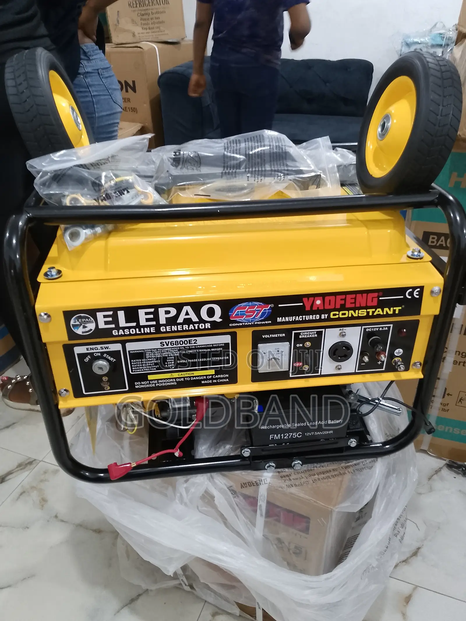 Elepaq Constant 4.5kva Low Fuel Consumption House Generator