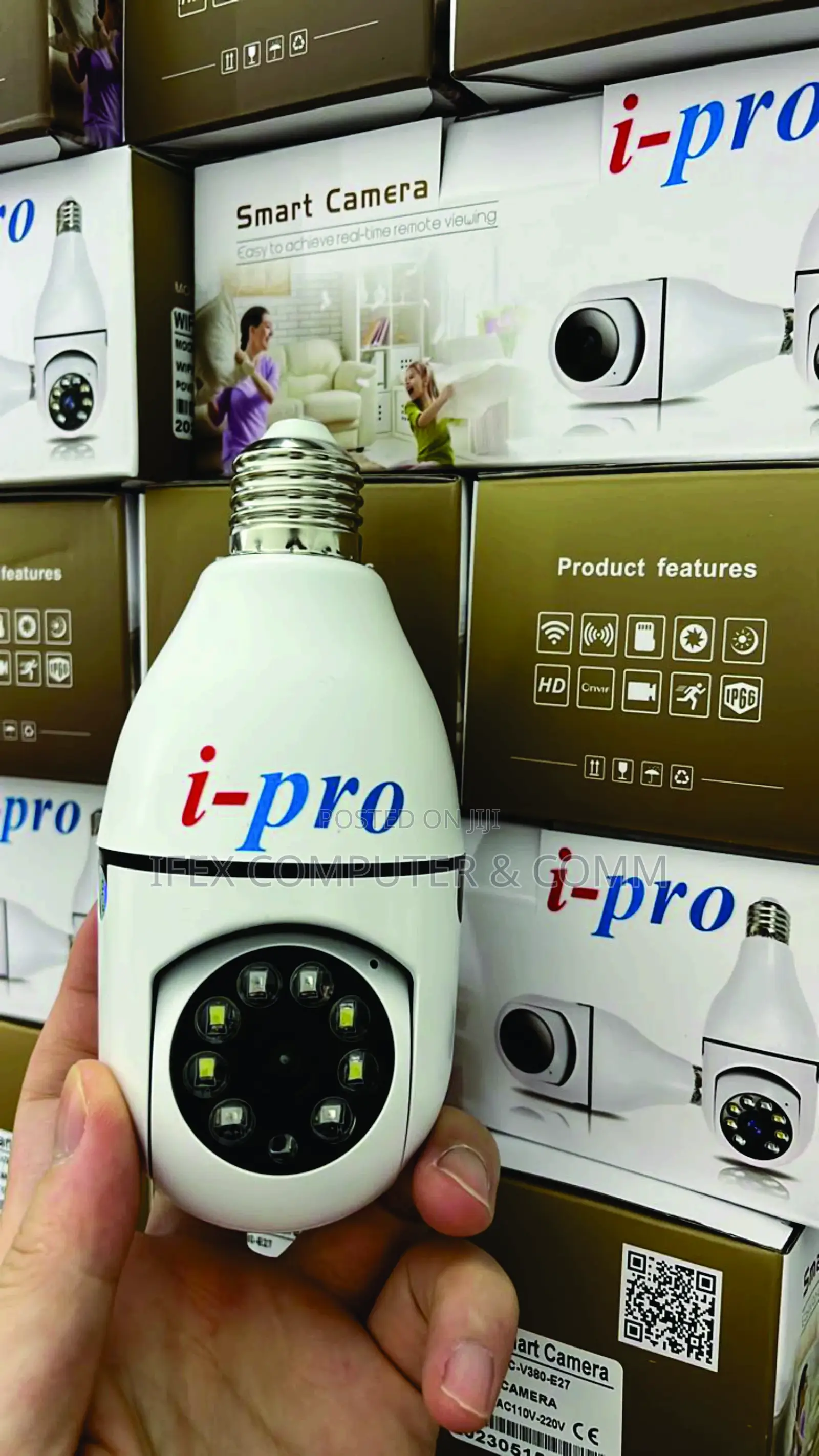 Wifi Panoramic Camera PTZ Bulb