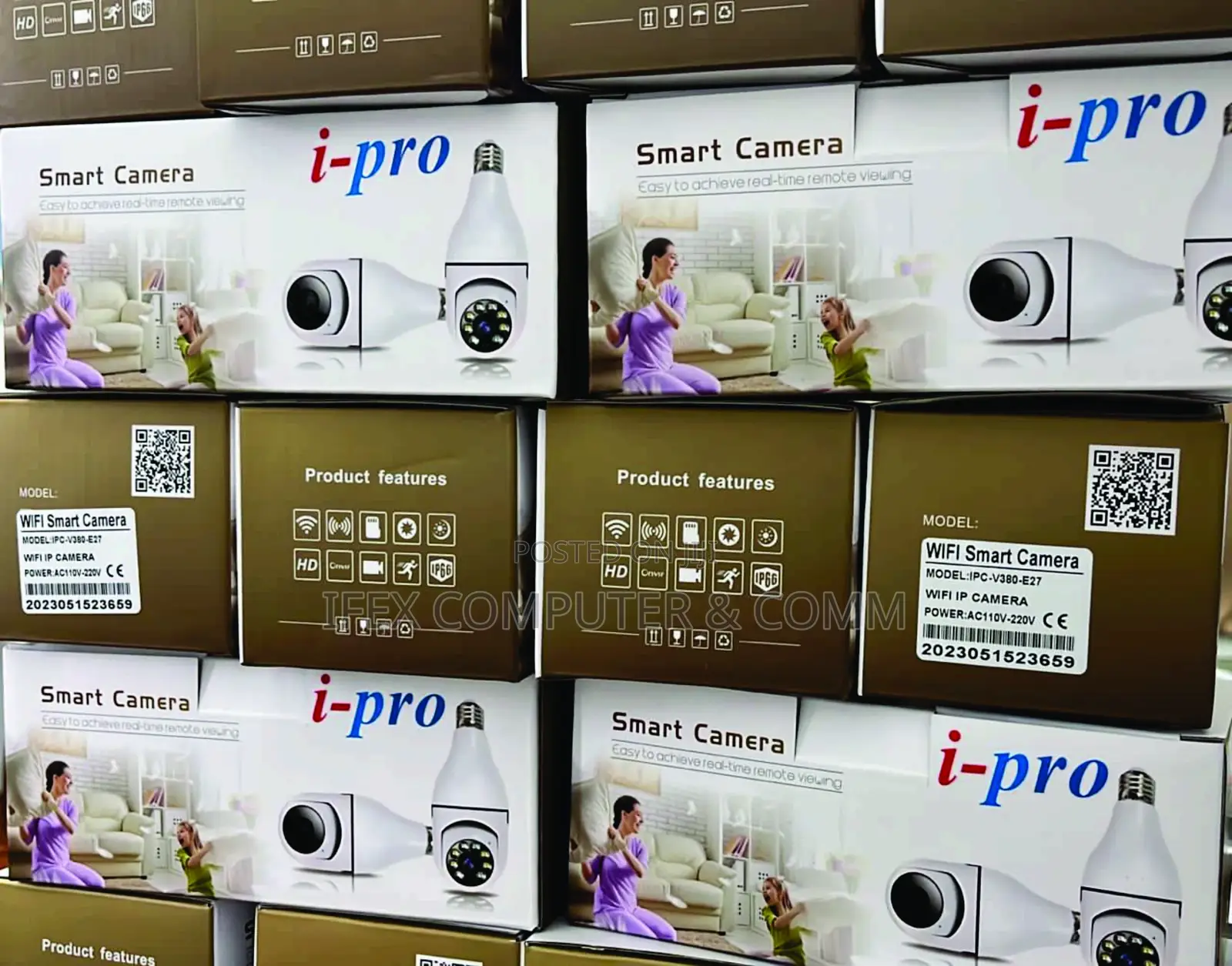 Wifi Panoramic Camera PTZ Bulb