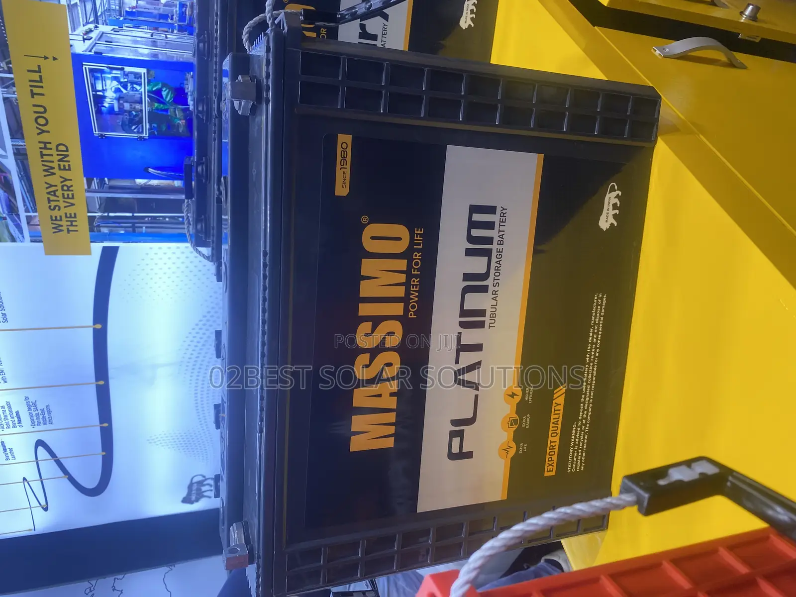 Massimo 220ah Indian Strongest Battery!! P.S 200ah Available