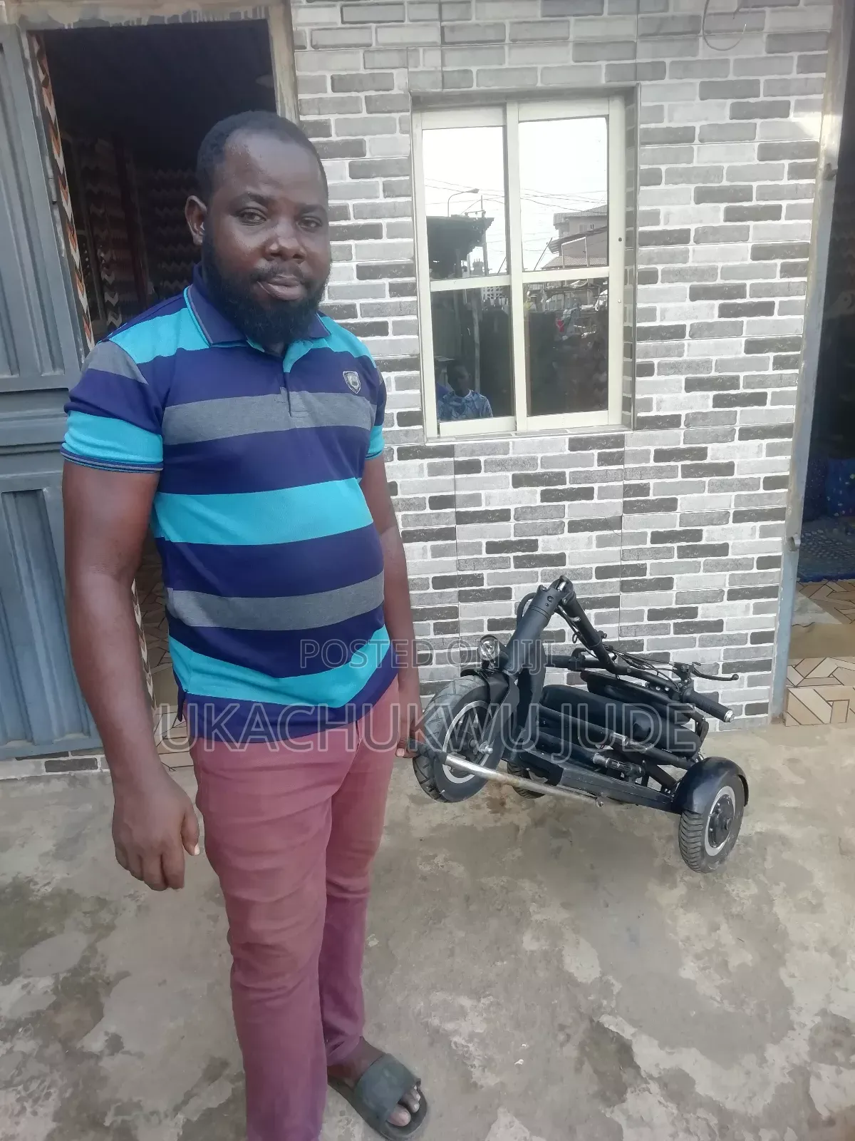 Tokunbo Electric Tricycle for Elderly and Handicapped