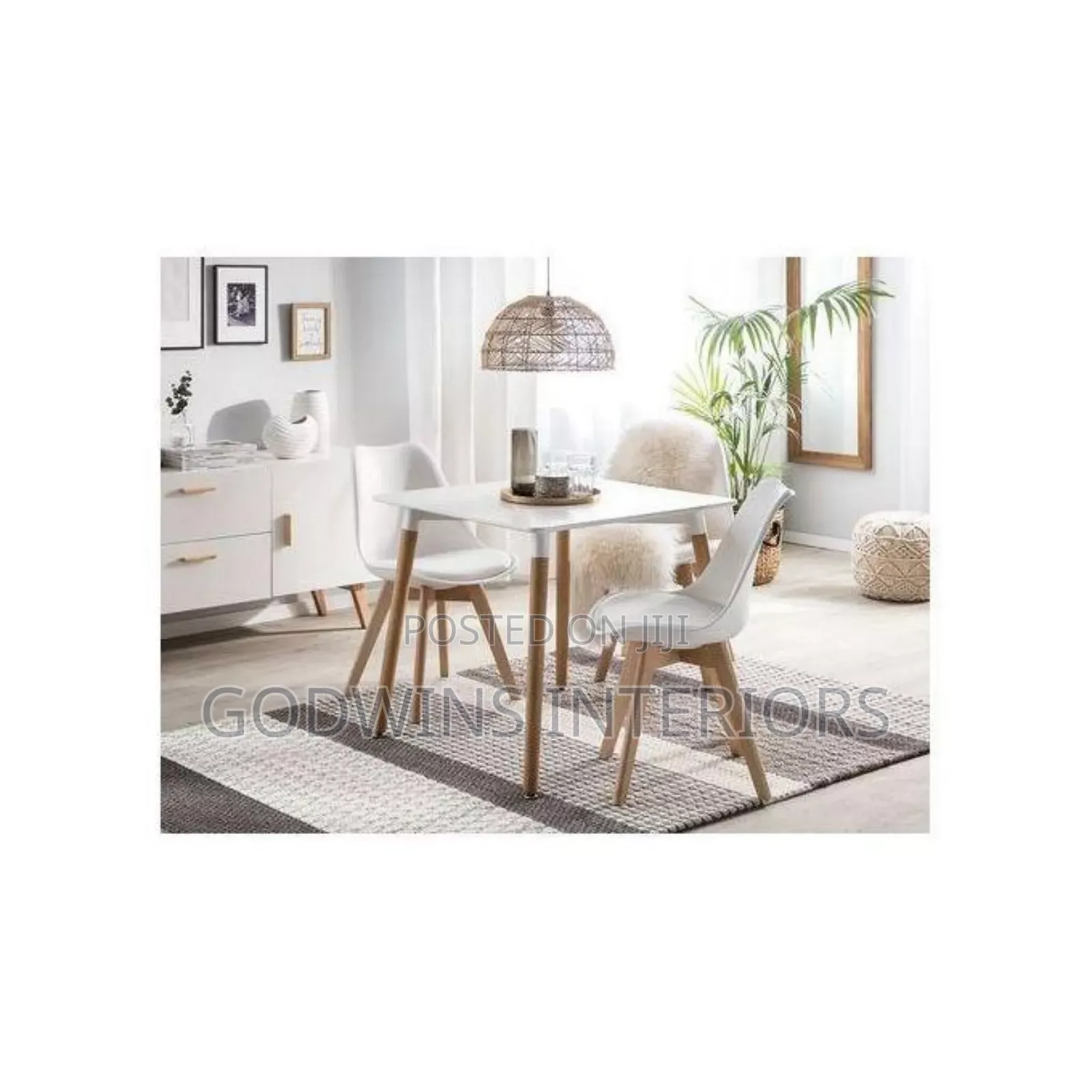 Dining Table With 2 Beechwood Chairs