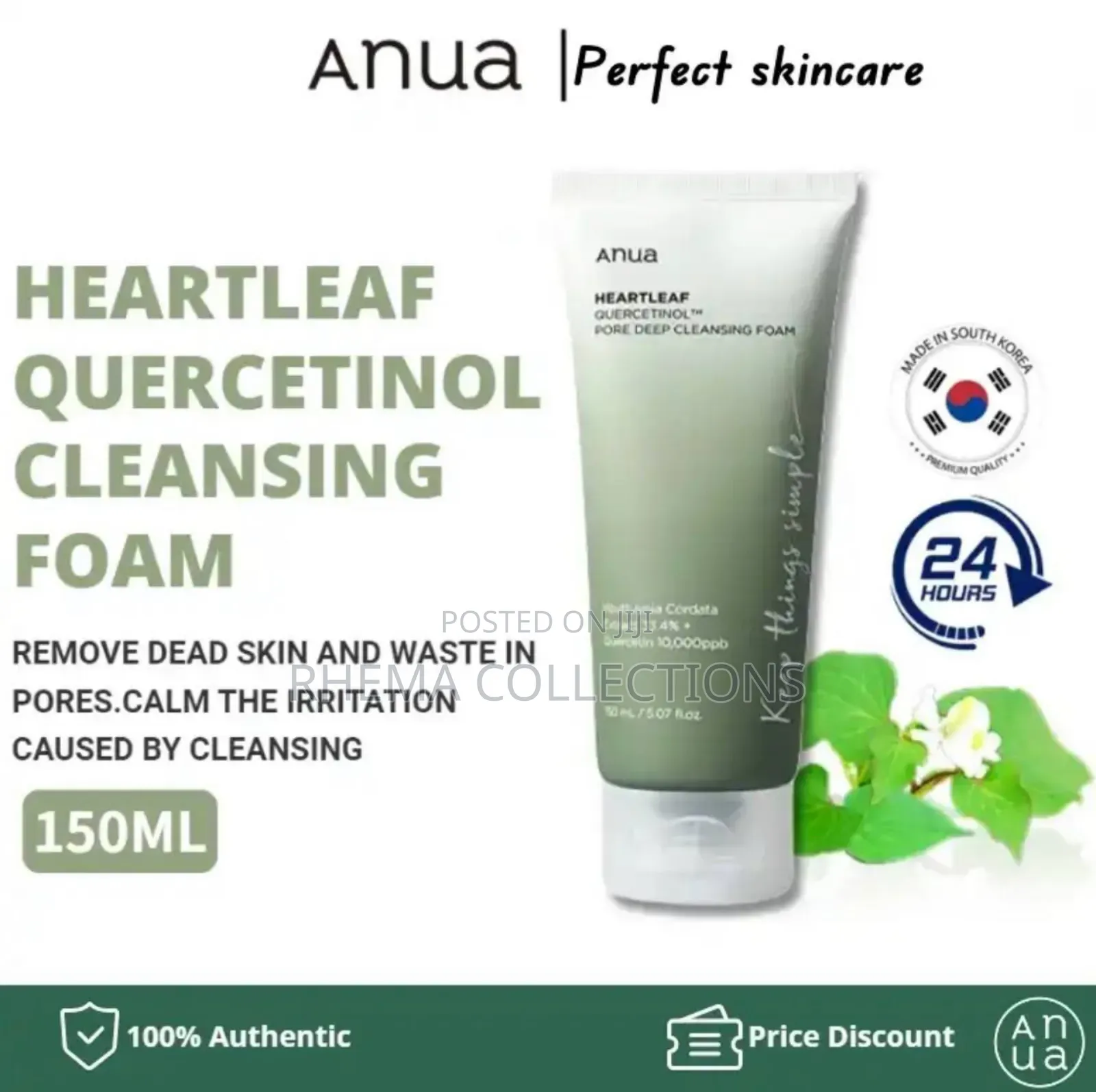 Anua Heartleaf Quercetinol Pore Deep Cleansing Foam -