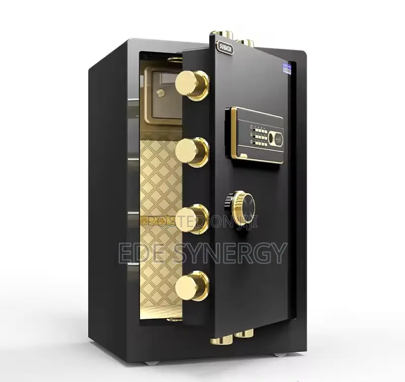 Luxury Fireproof Safe Box With, Fingerprint, Password