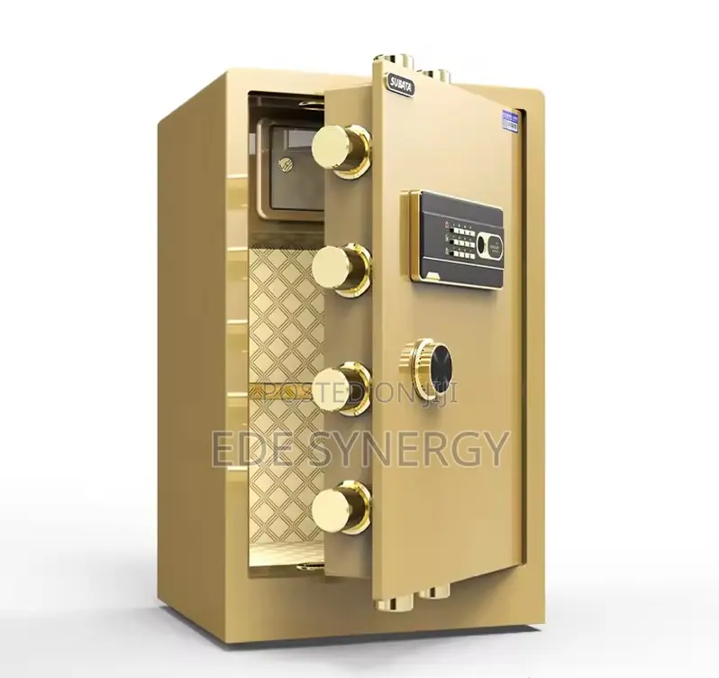 Luxury Fireproof Safe Box With, Fingerprint, Password