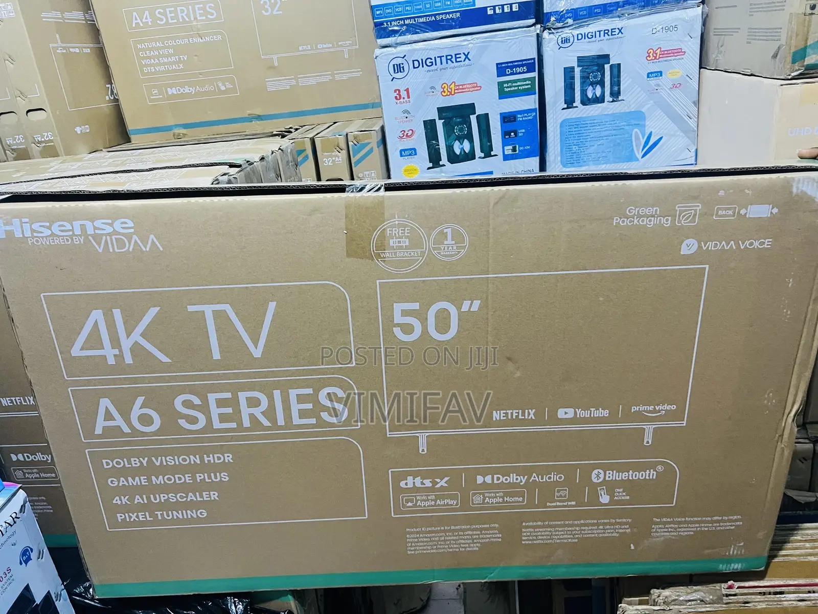 Hisense 50inches Smart Tv