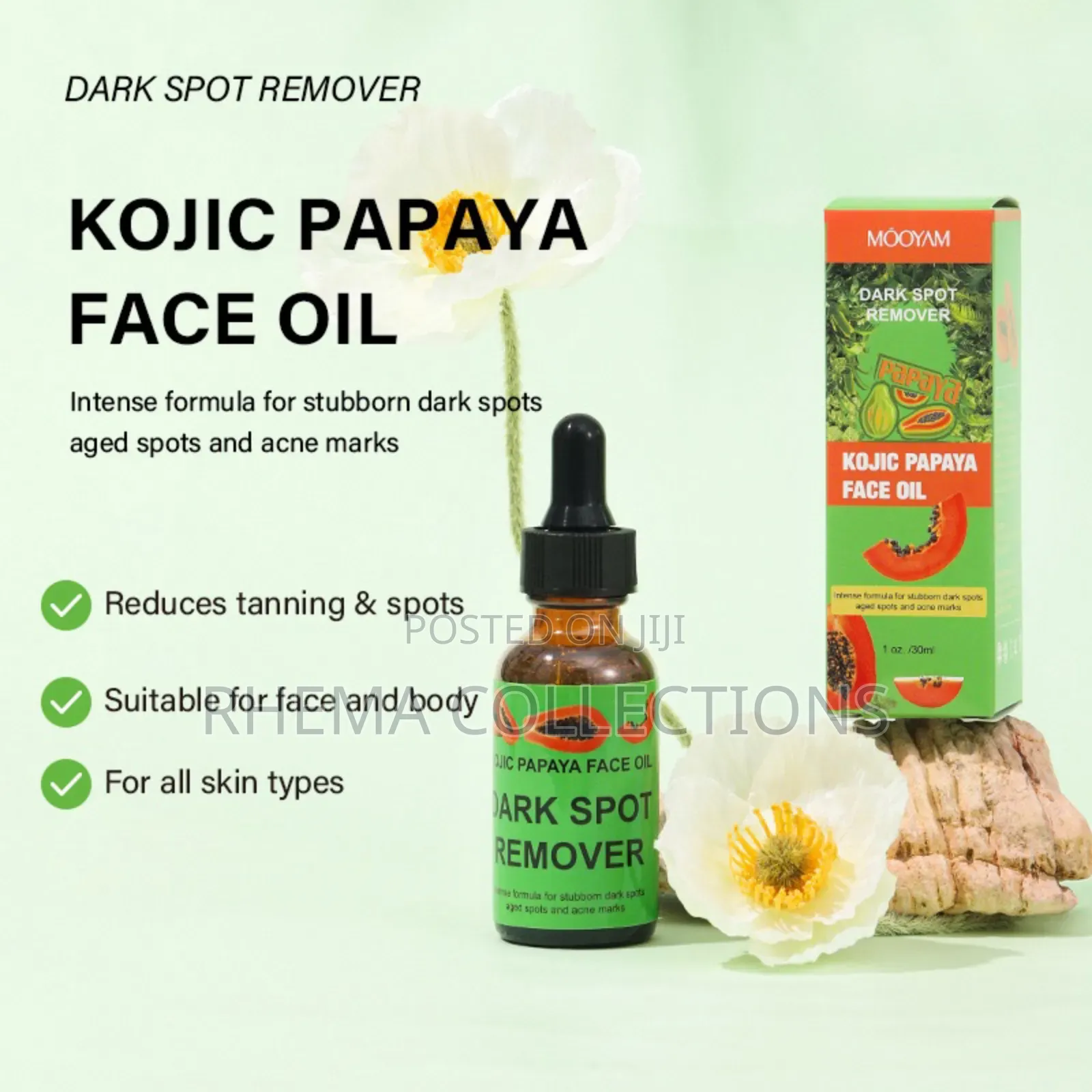 Kojic Papaya Dark Spot Remover Face Oil