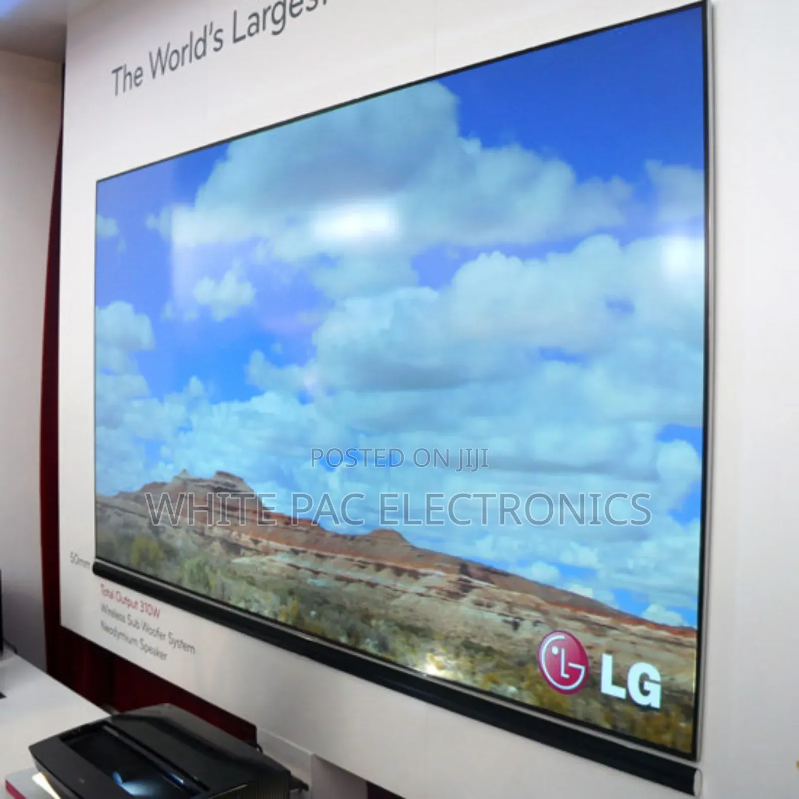 Lg 100"Inch Uhd Smart Android Tv Flameless Youtube Netflix 2 Yrs