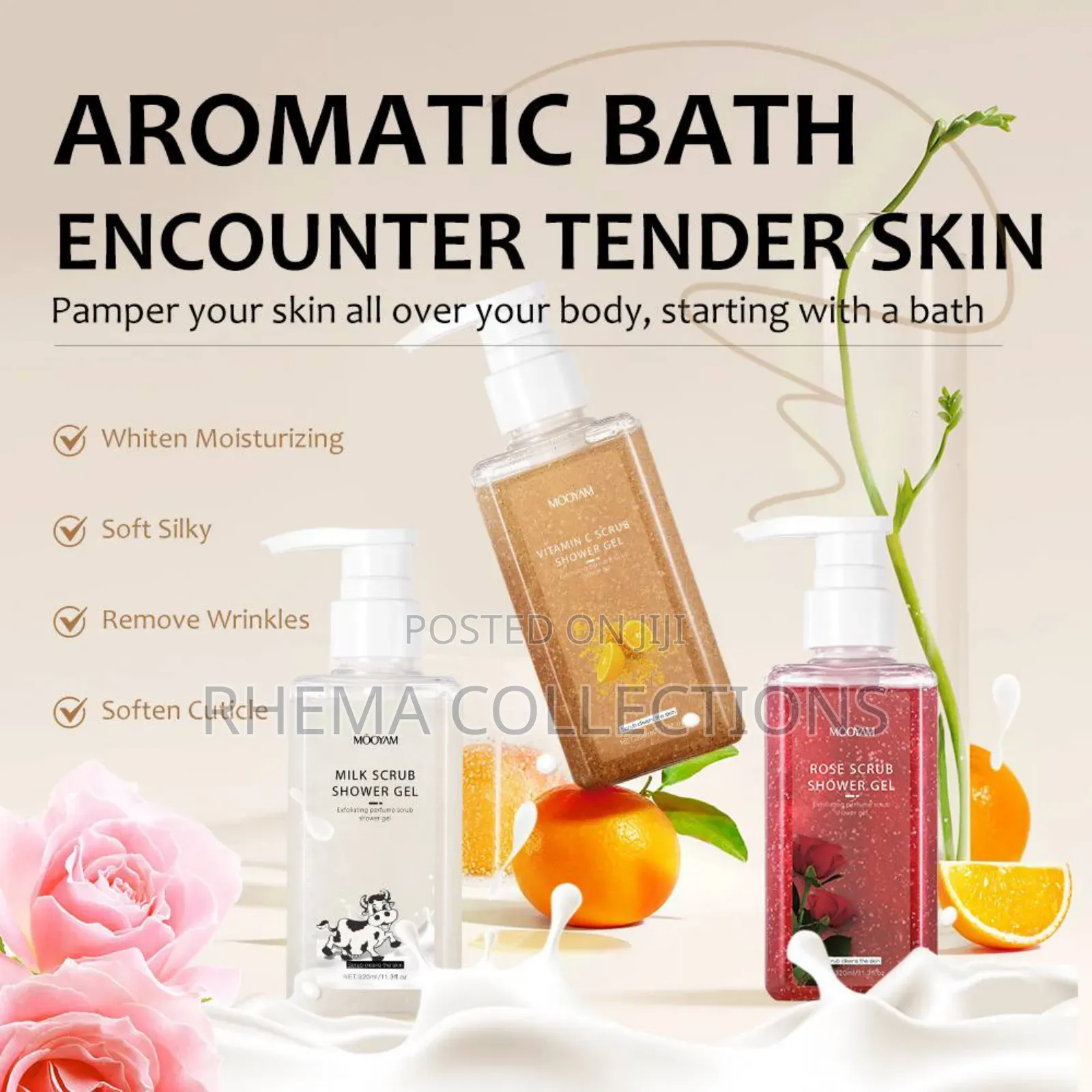 320ml Aromatic Scrub/Shower Gel