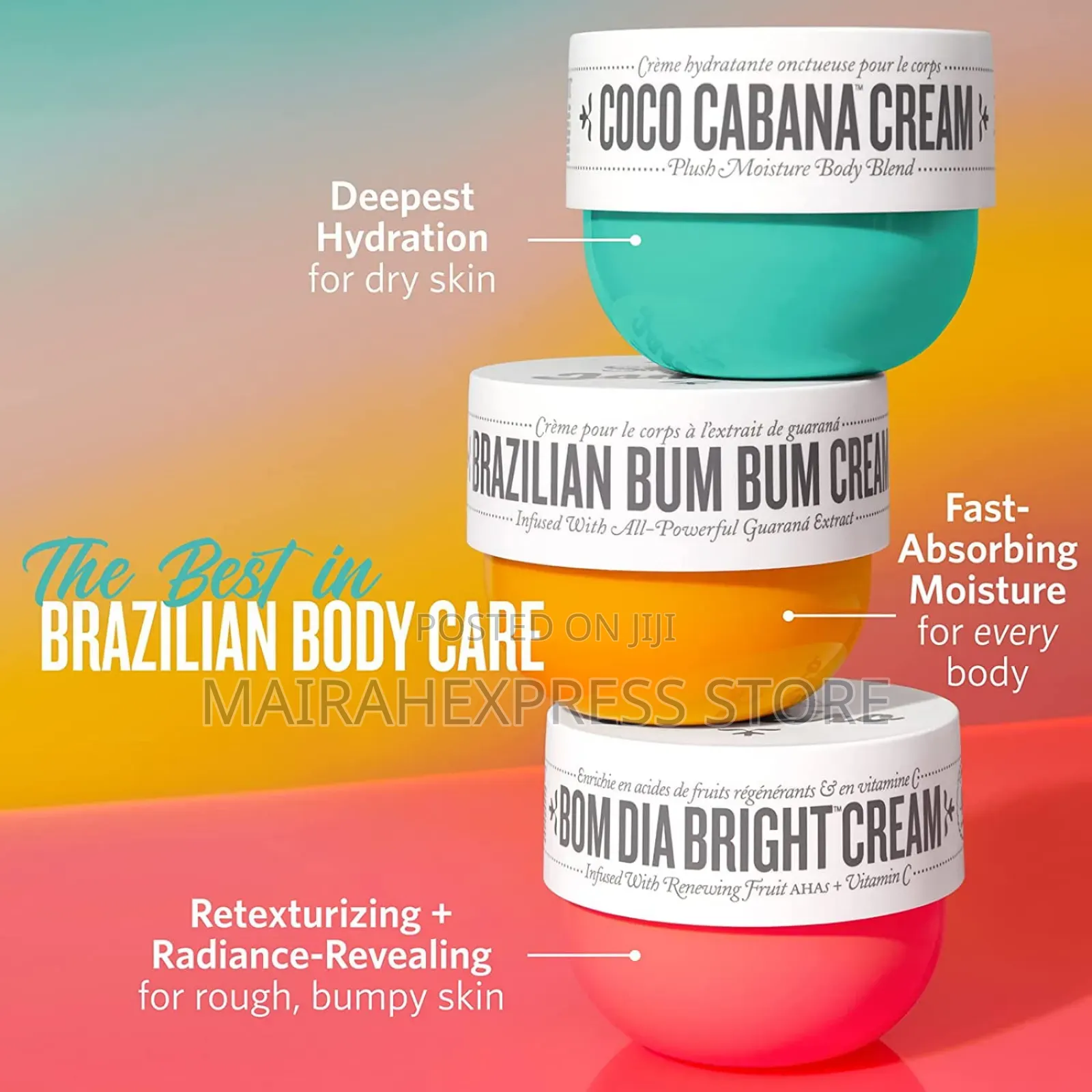 Authentic Sol De Janeiro Brazilian Bum Bum Body Cream