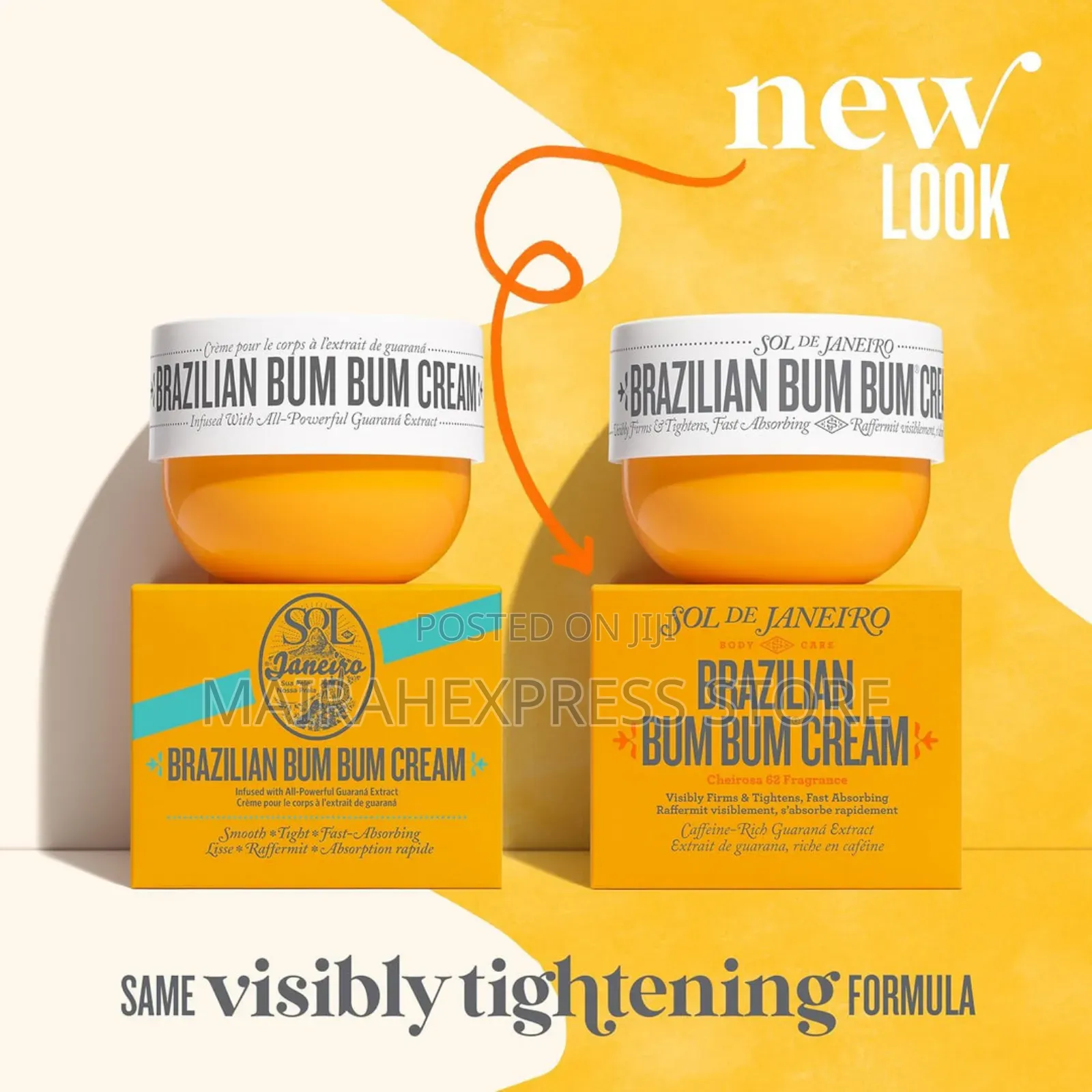Authentic Sol De Janeiro Brazilian Bum Bum Body Cream