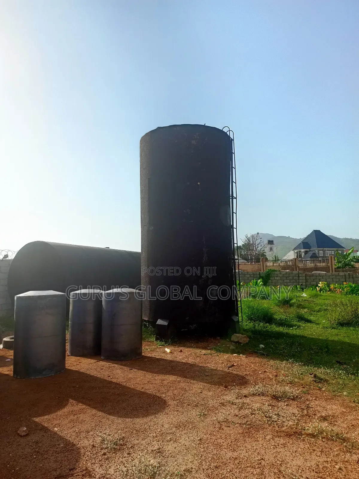 6mm Thickness 30,000 Litres Vertical Diesel Tank