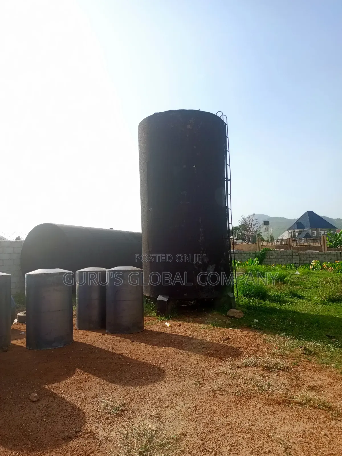 6mm Thickness 30,000 Litres Vertical Diesel Tank