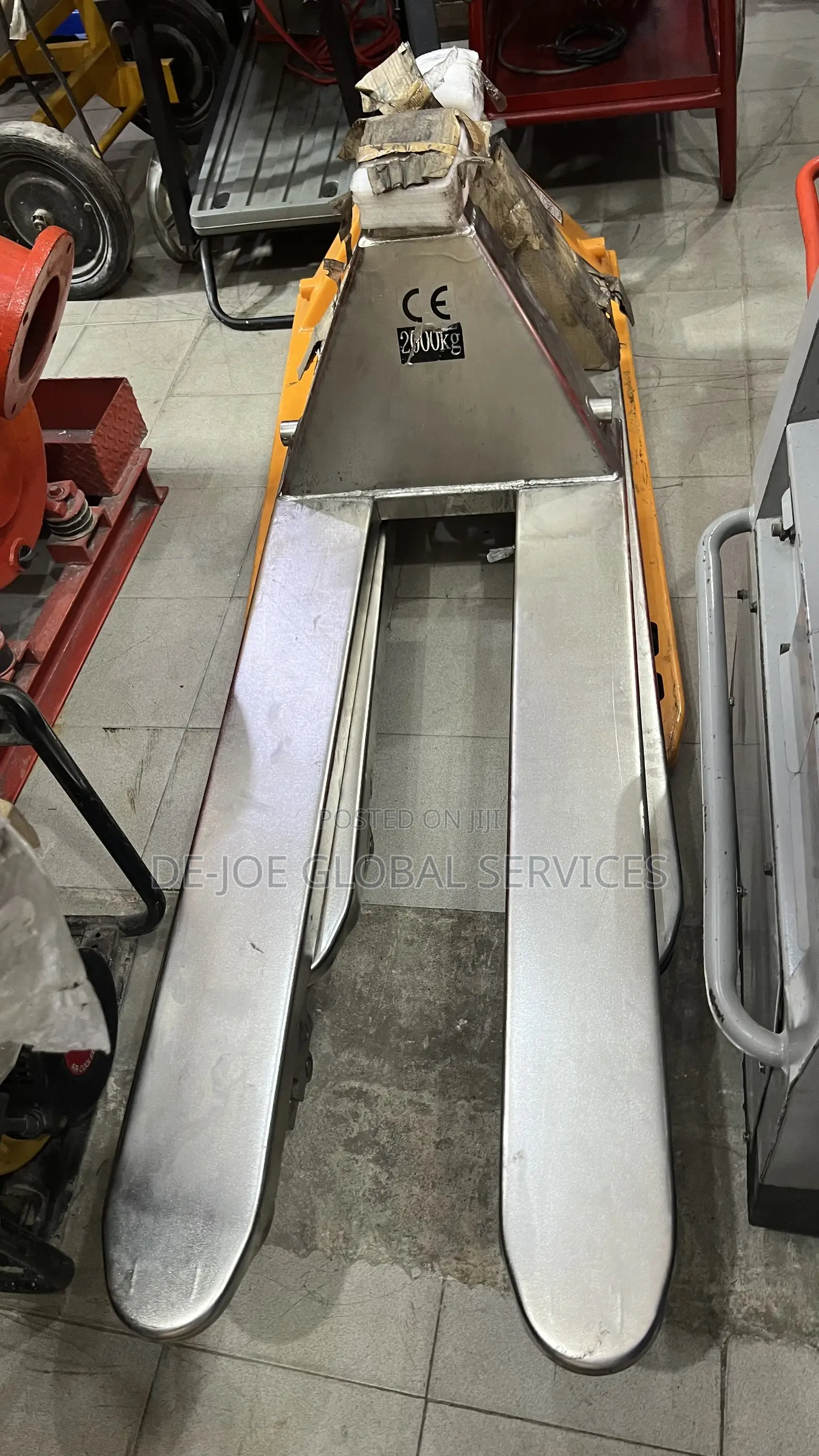 2000kgs 2tons Pallet Trolley Stainless Steel