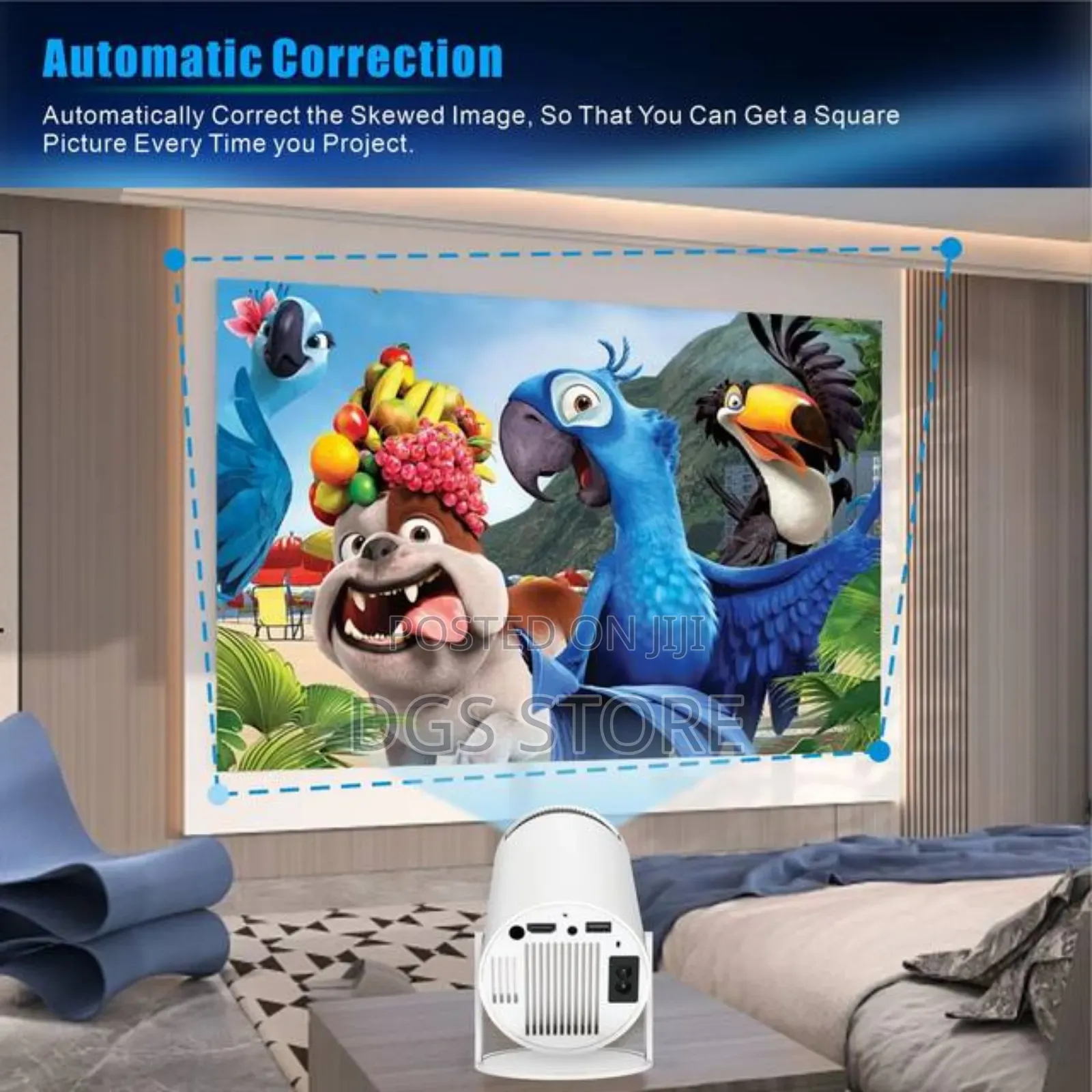 2.4g Wireless M300 Max Game Projector 2in1 3D Games
