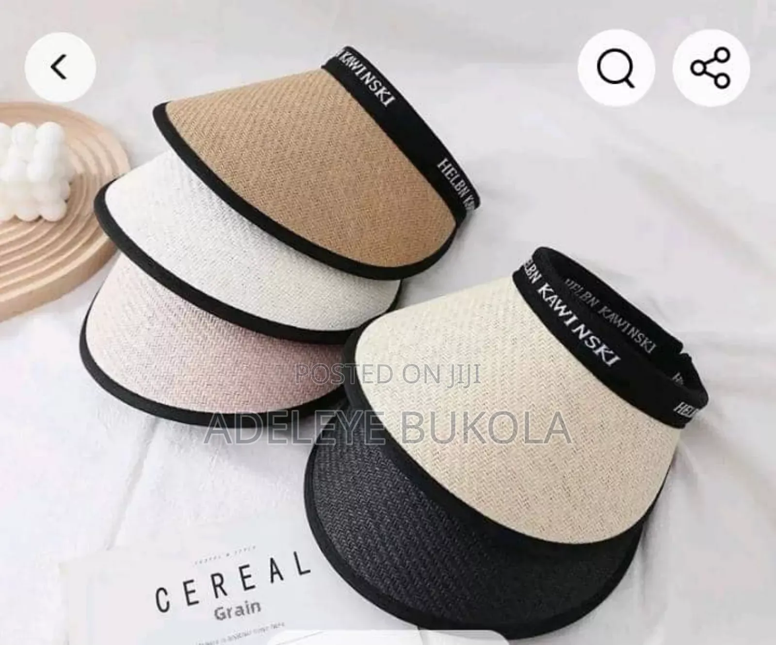 Visor Cap in Clothing Accessories