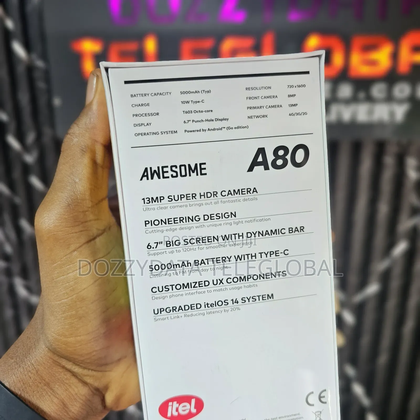 New Itel A80 128 GB