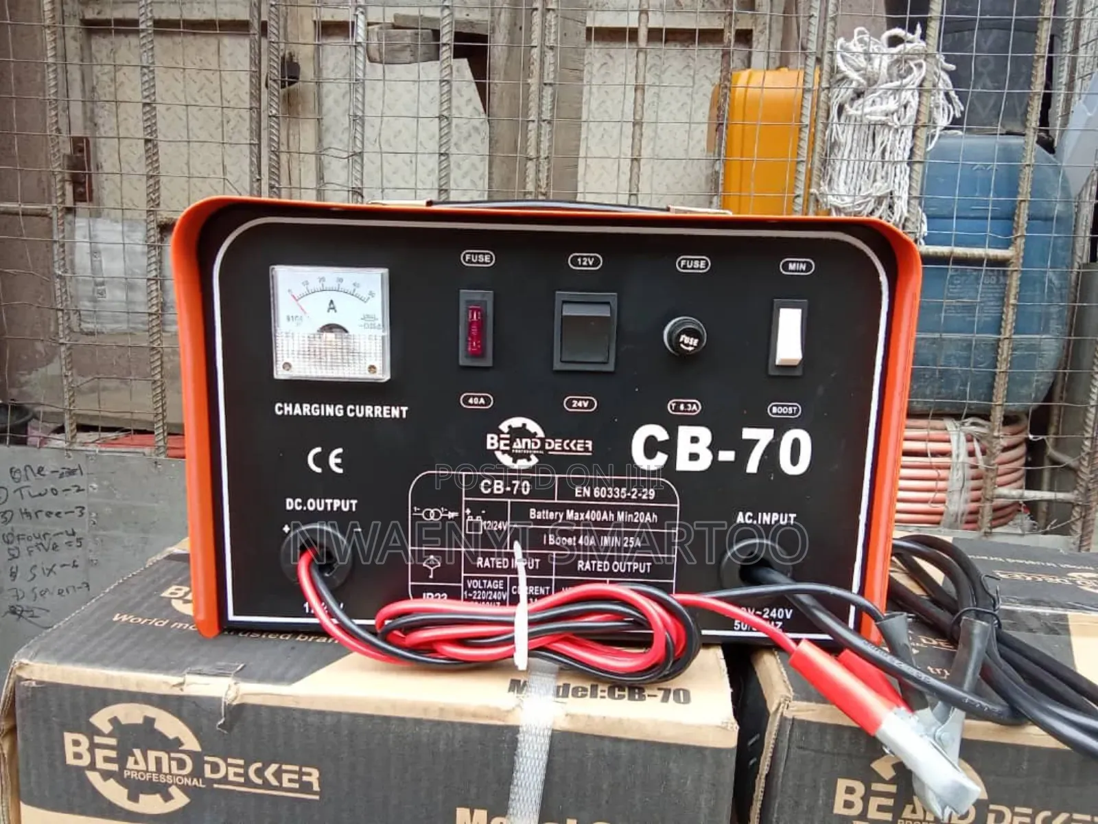 Be and Decker 70amps Battery Charger