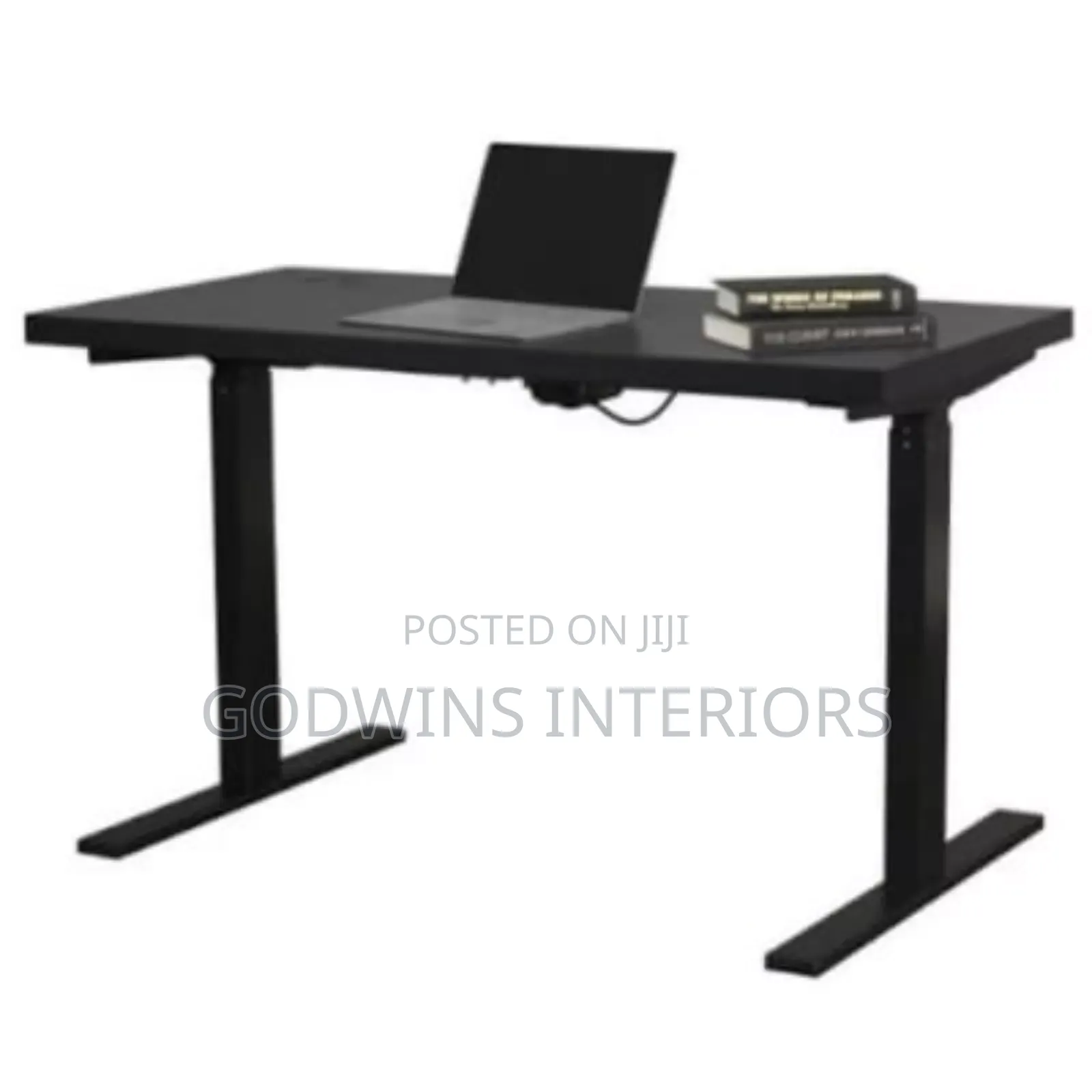 Motorized Adjustable Desk 1.2m - Black