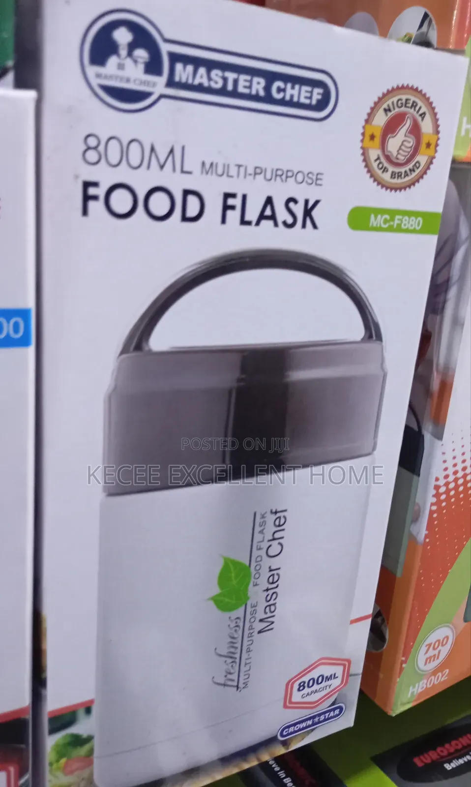 Insulated Stainless Steel Food Warmer - 800 Ml