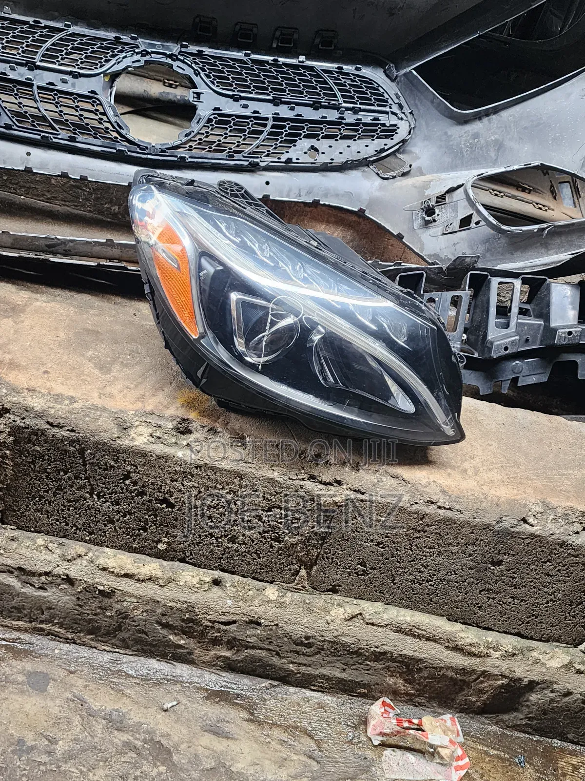 C300 2017 Right Side Headlight Complete