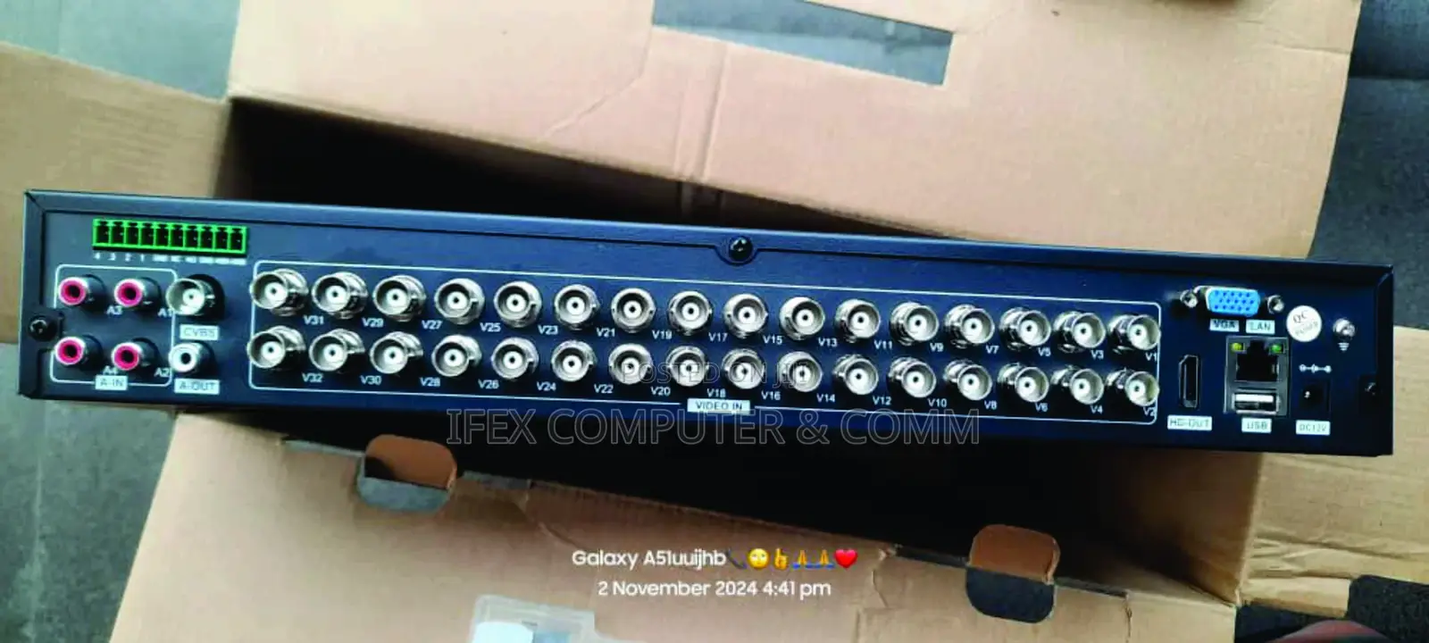5MP 32 Channel Coaxial Audio DVR