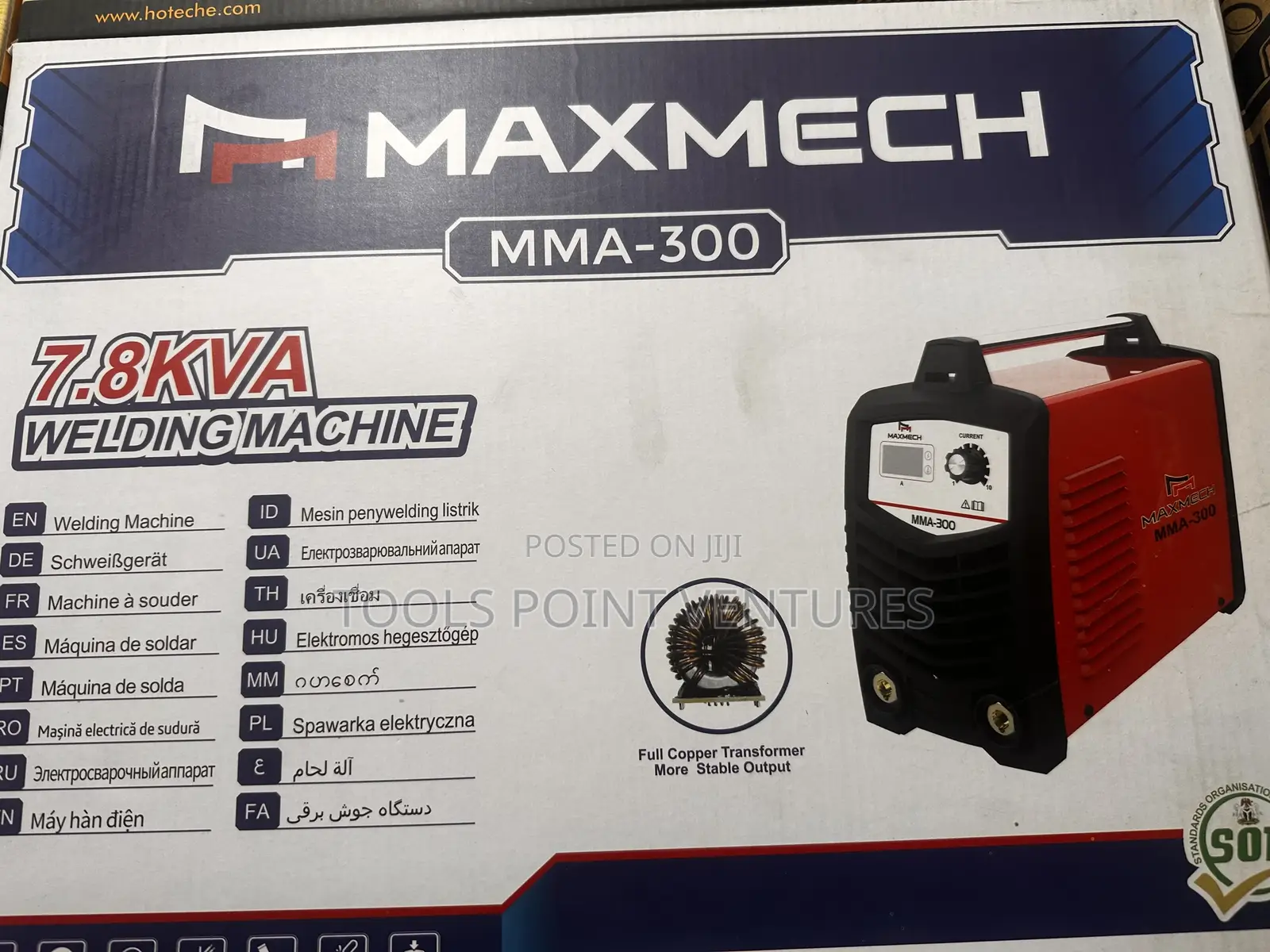 7.8KVA Maxmech Welding Machine