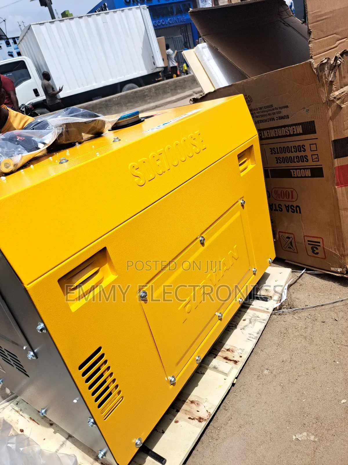 ♡♤6.5kva Firman Diesel Soundproof Gen Model Sdg7000se 100%
