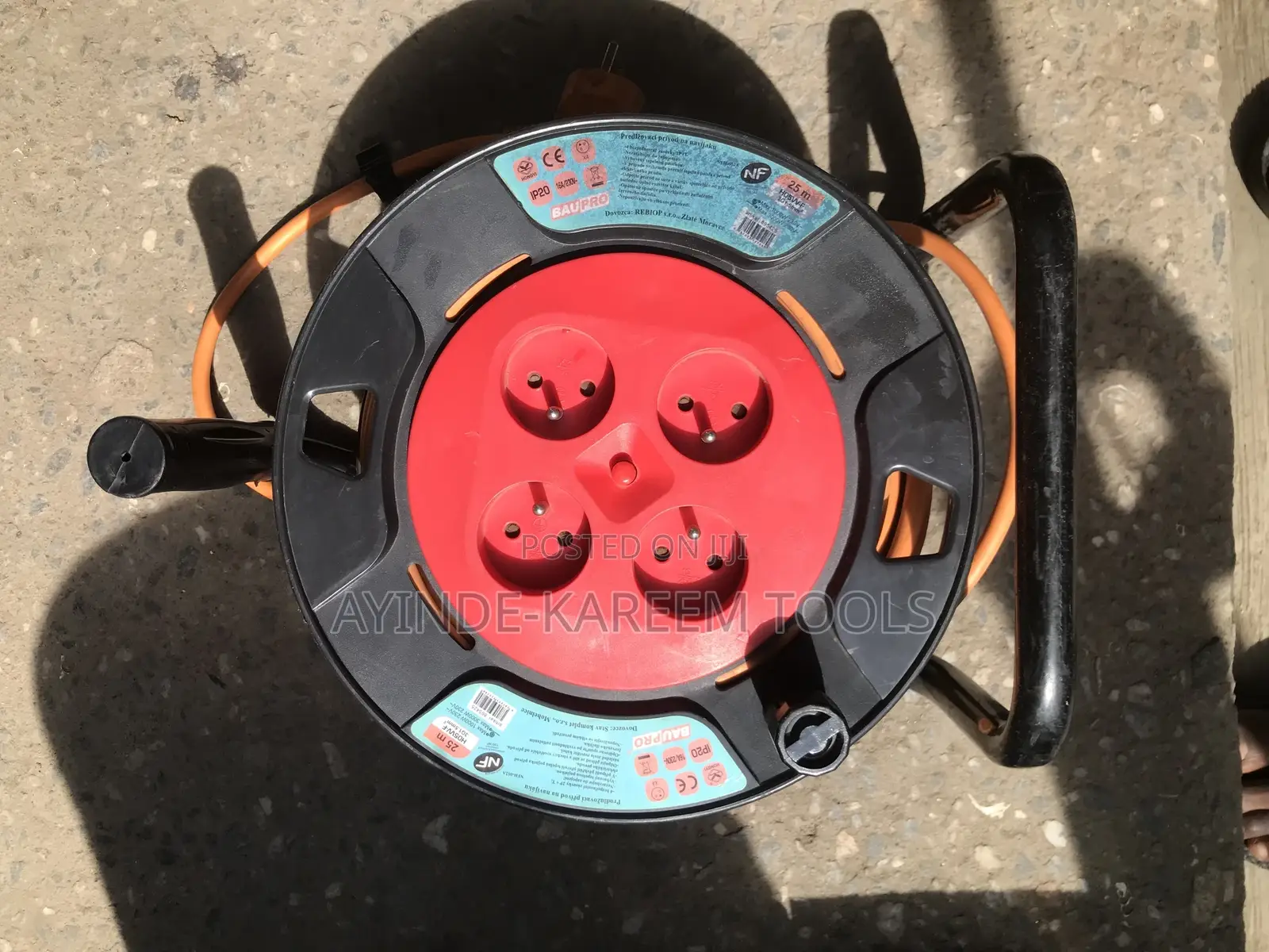 Extension Cable Reel 4 Socket (Copper )2.5 X 25meter