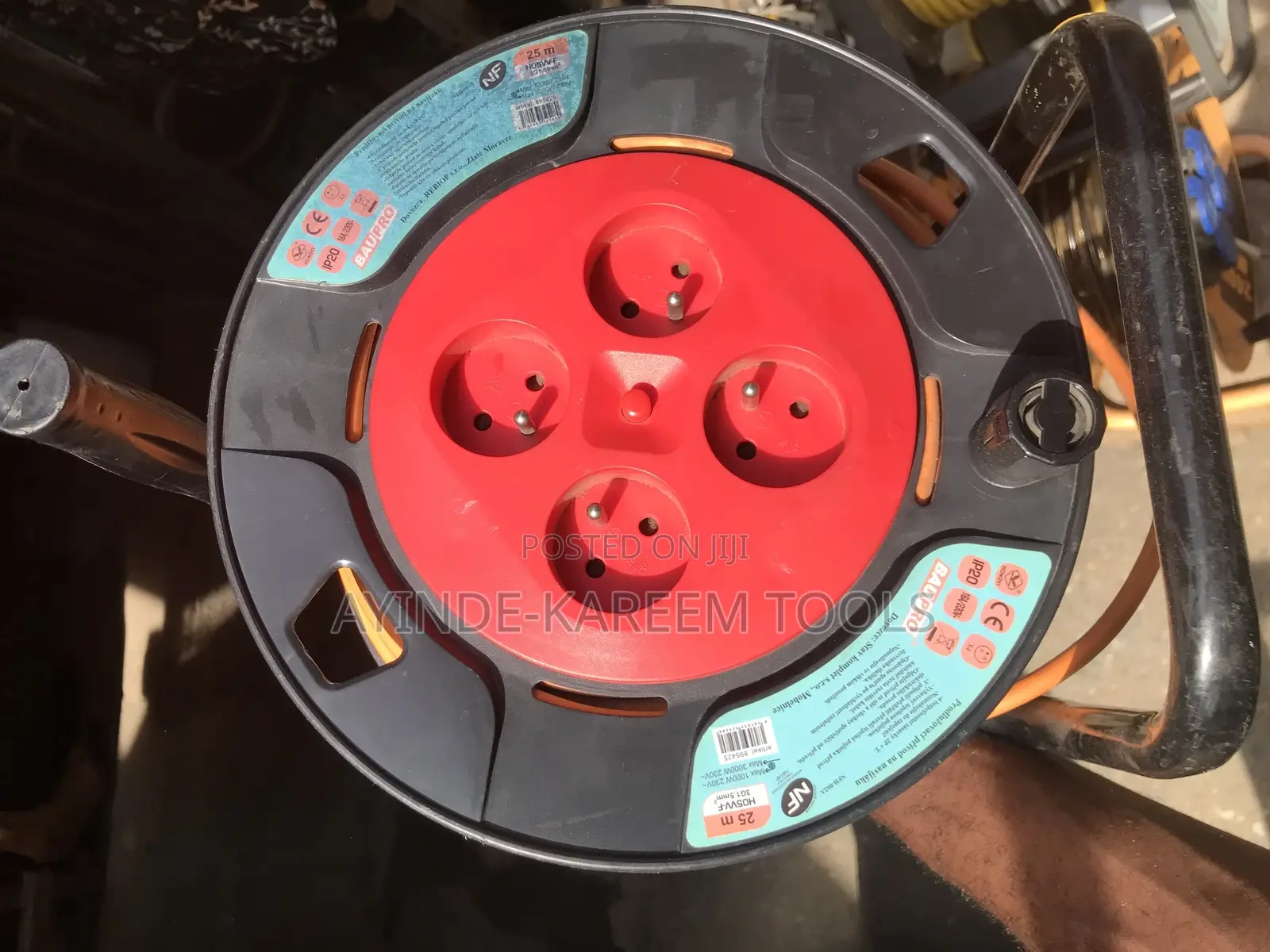Extension Cable Reel 4 Socket (Copper )2.5 X 25meter