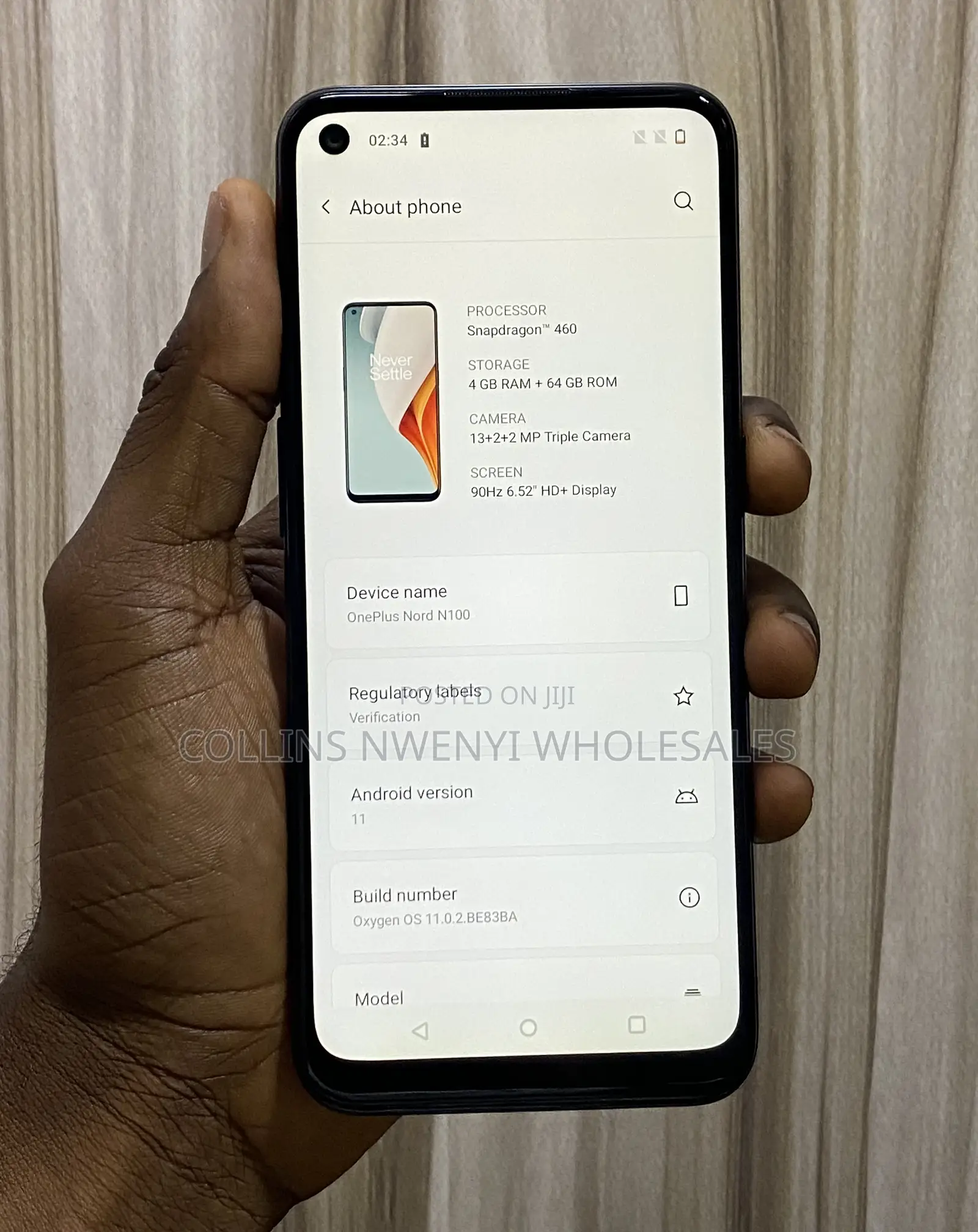 OnePlus Nord N100 64 GB Gray