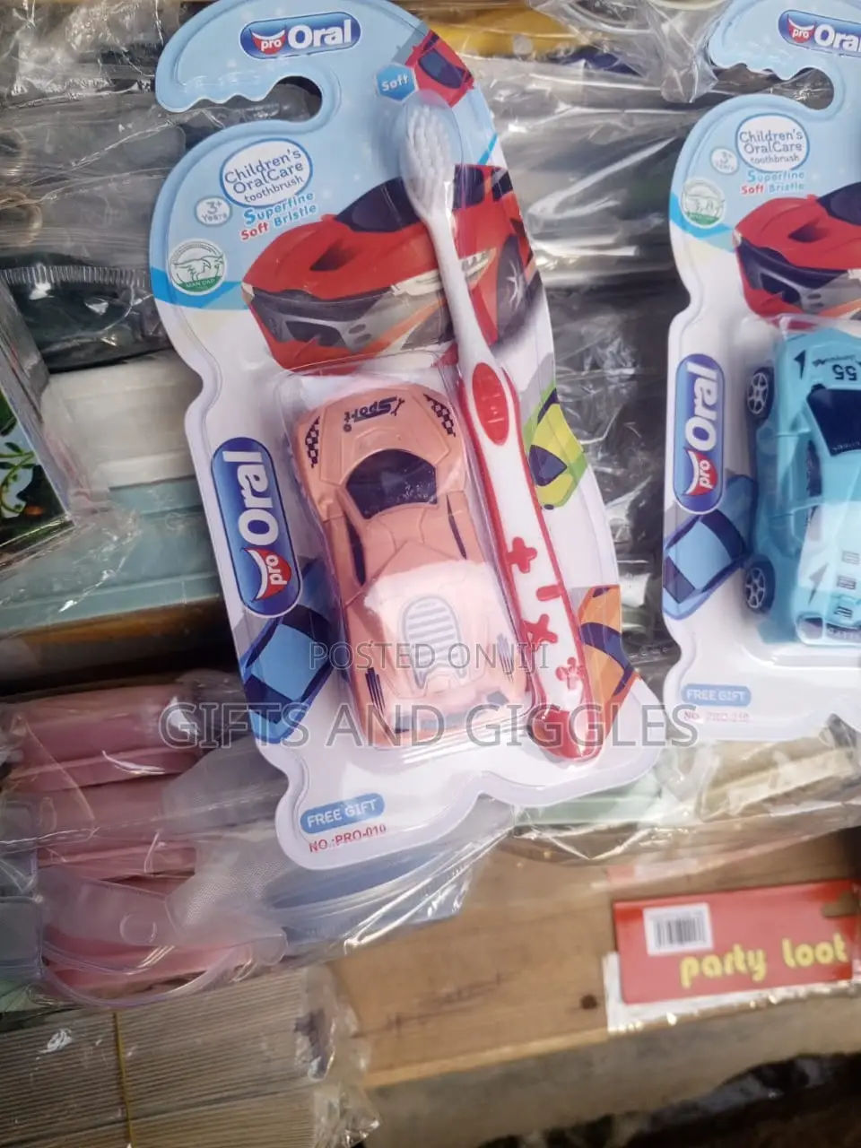 Toothbrush With Toy (Partypacks Dozen Price)