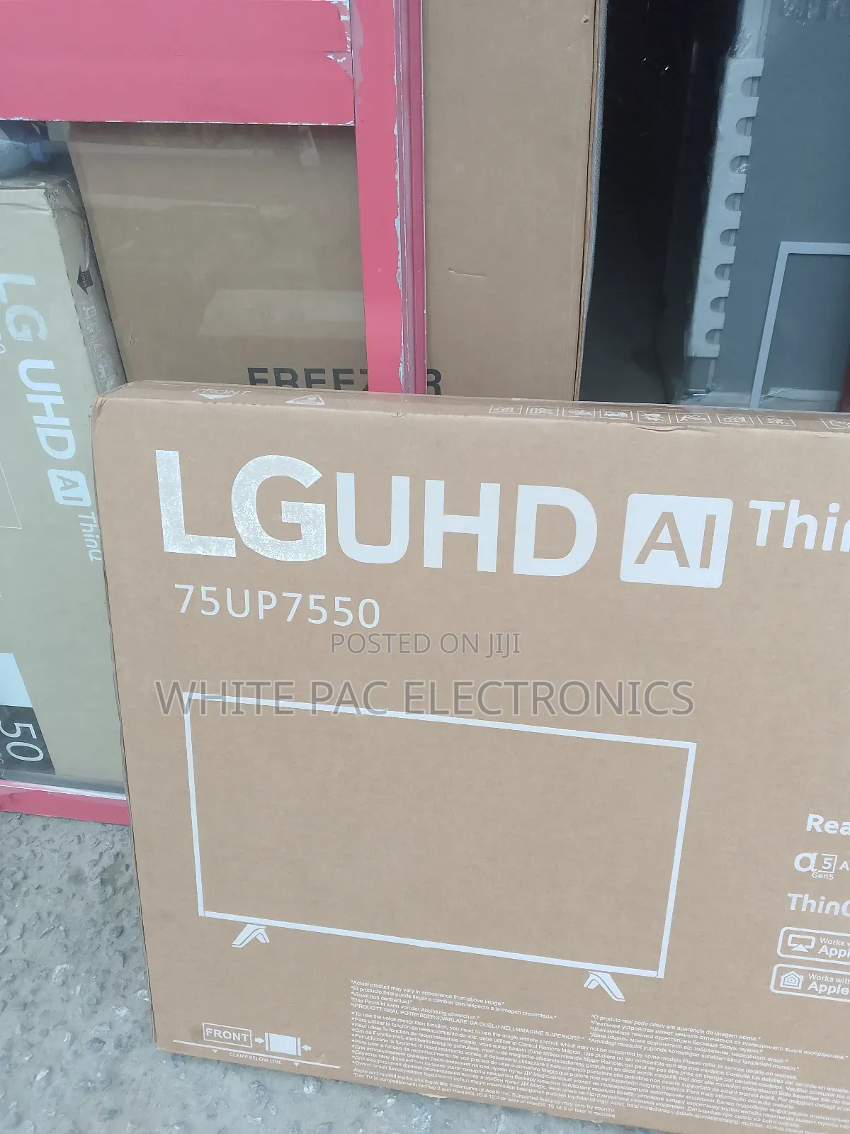 Lg 75"Inch Uhd Android Smart Frameless Tv >Netflix >Youtube >2 Yrs