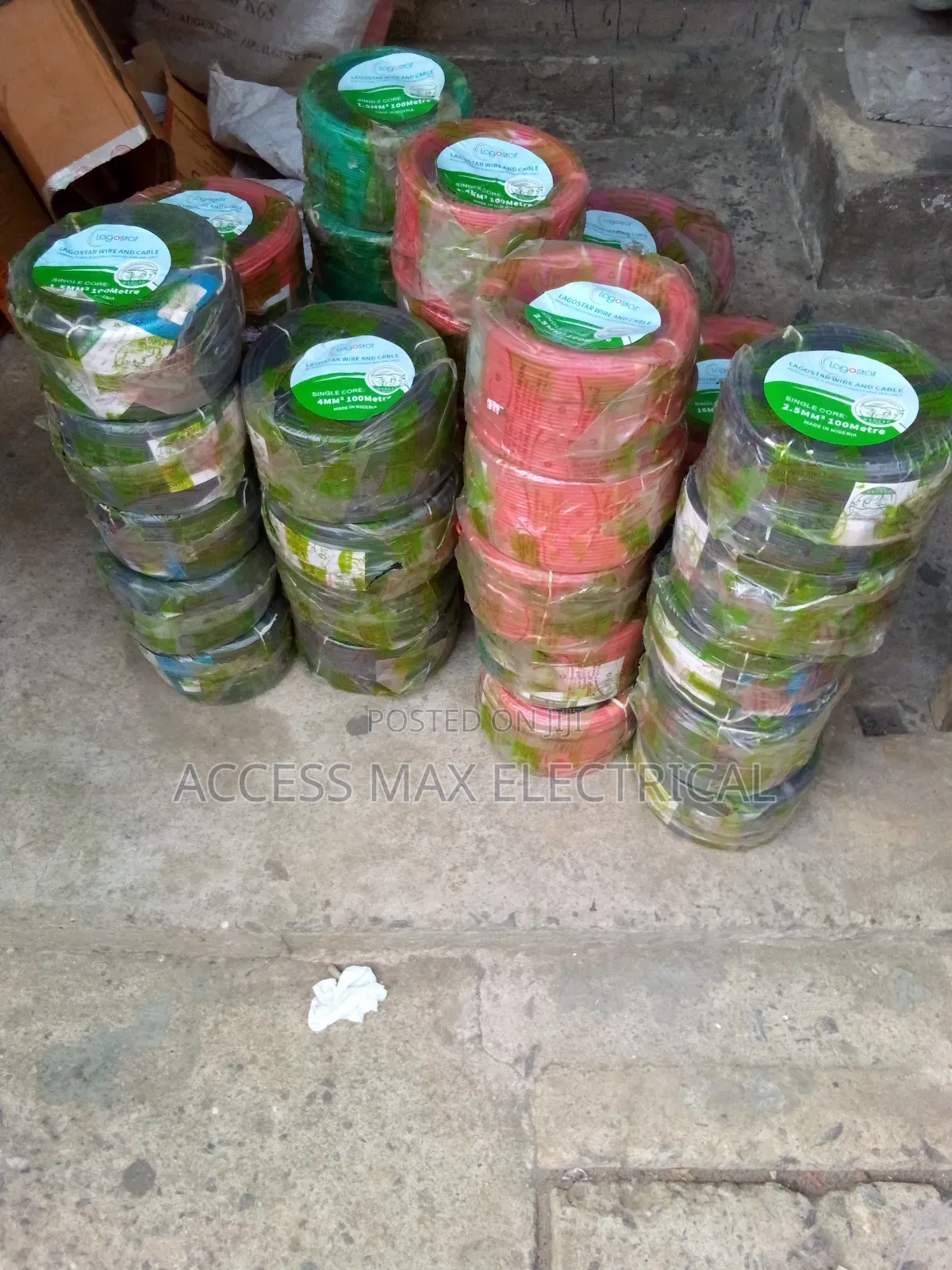 Lagos Star Wire Cable)1.5mm Single Cable By 100m