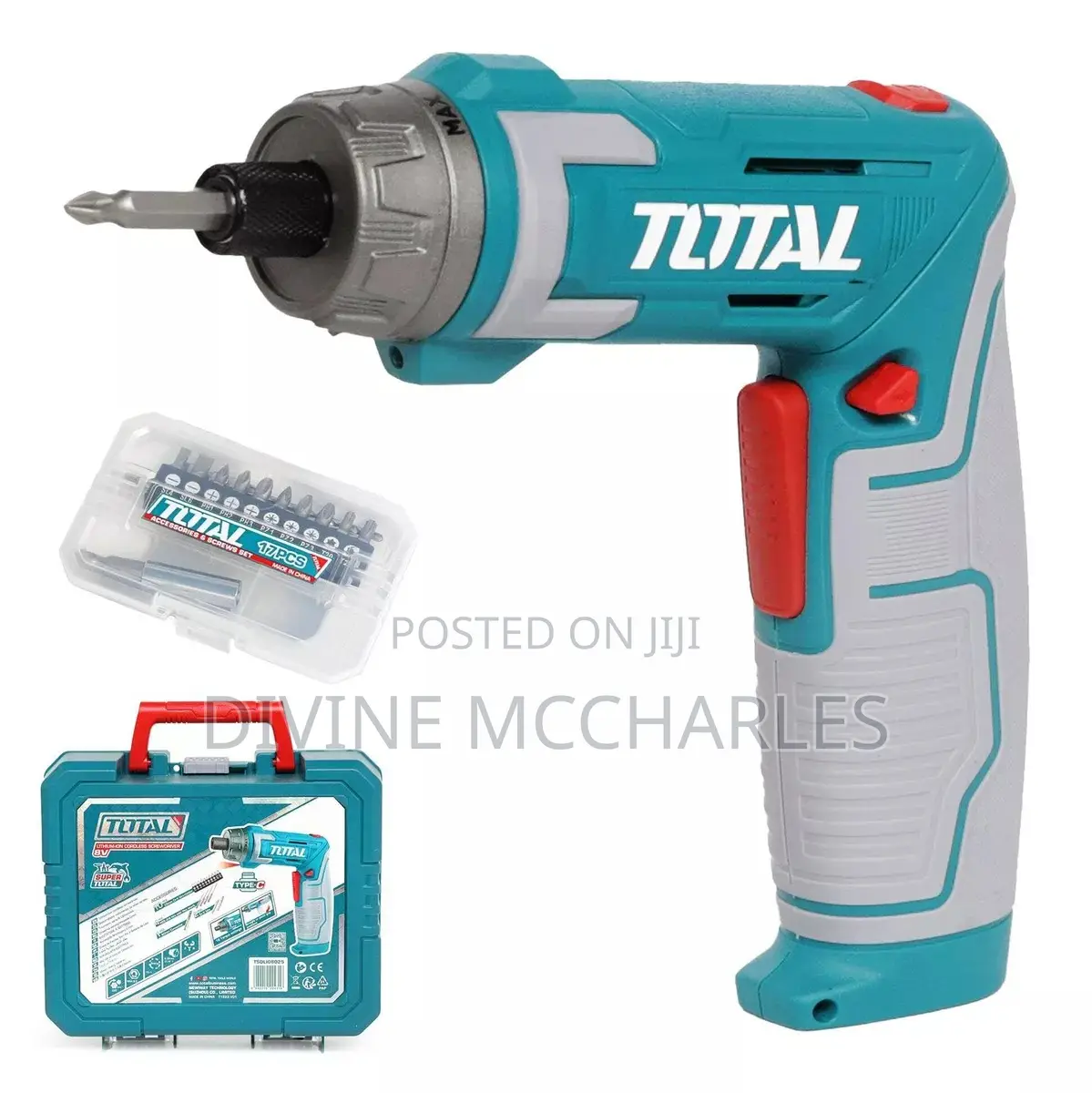 Total Li-Ion Cordless Screwdriver 8V TSDLI08025